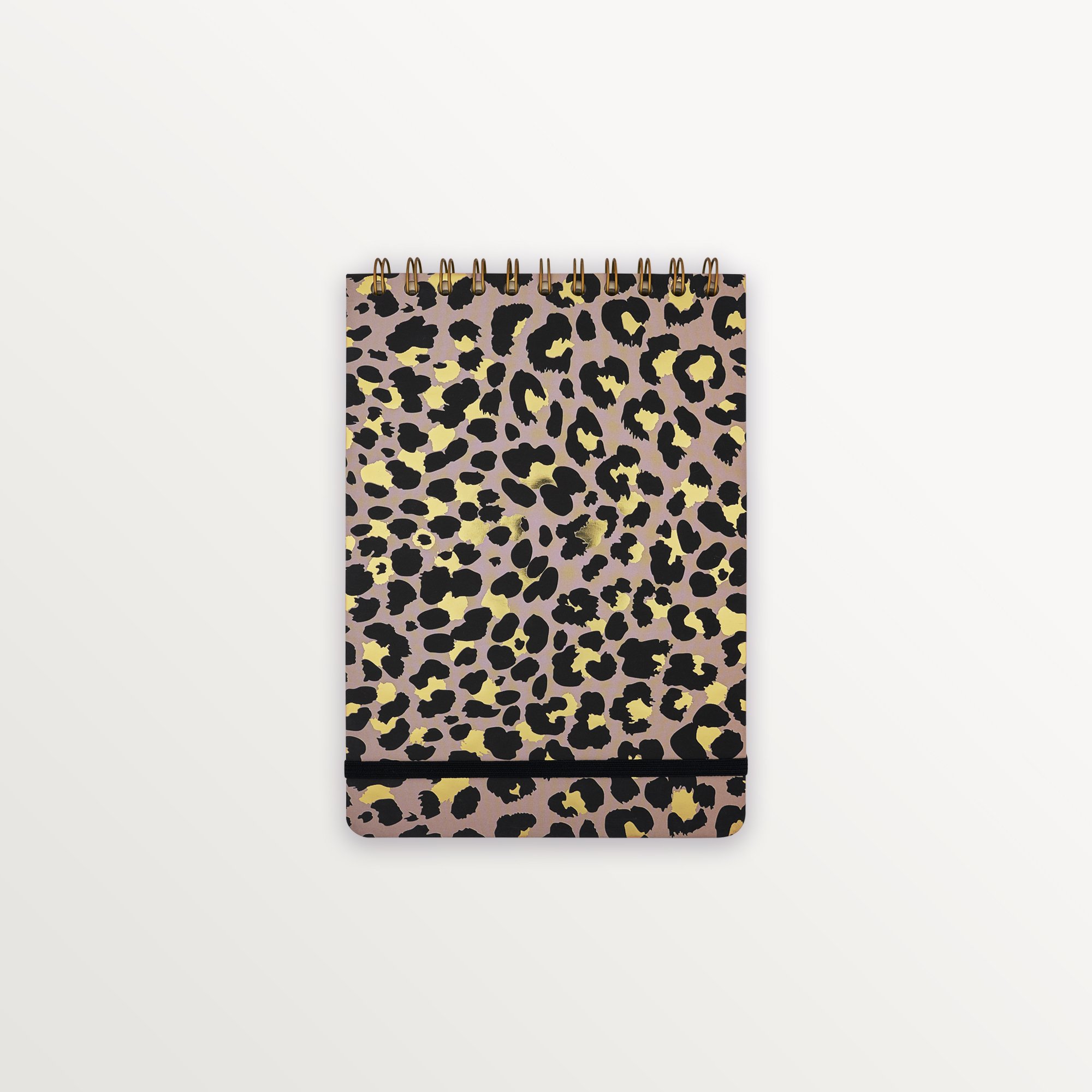 Episode A5 Spiralli Leopard 100 Yp. Defter - Classic Gold
