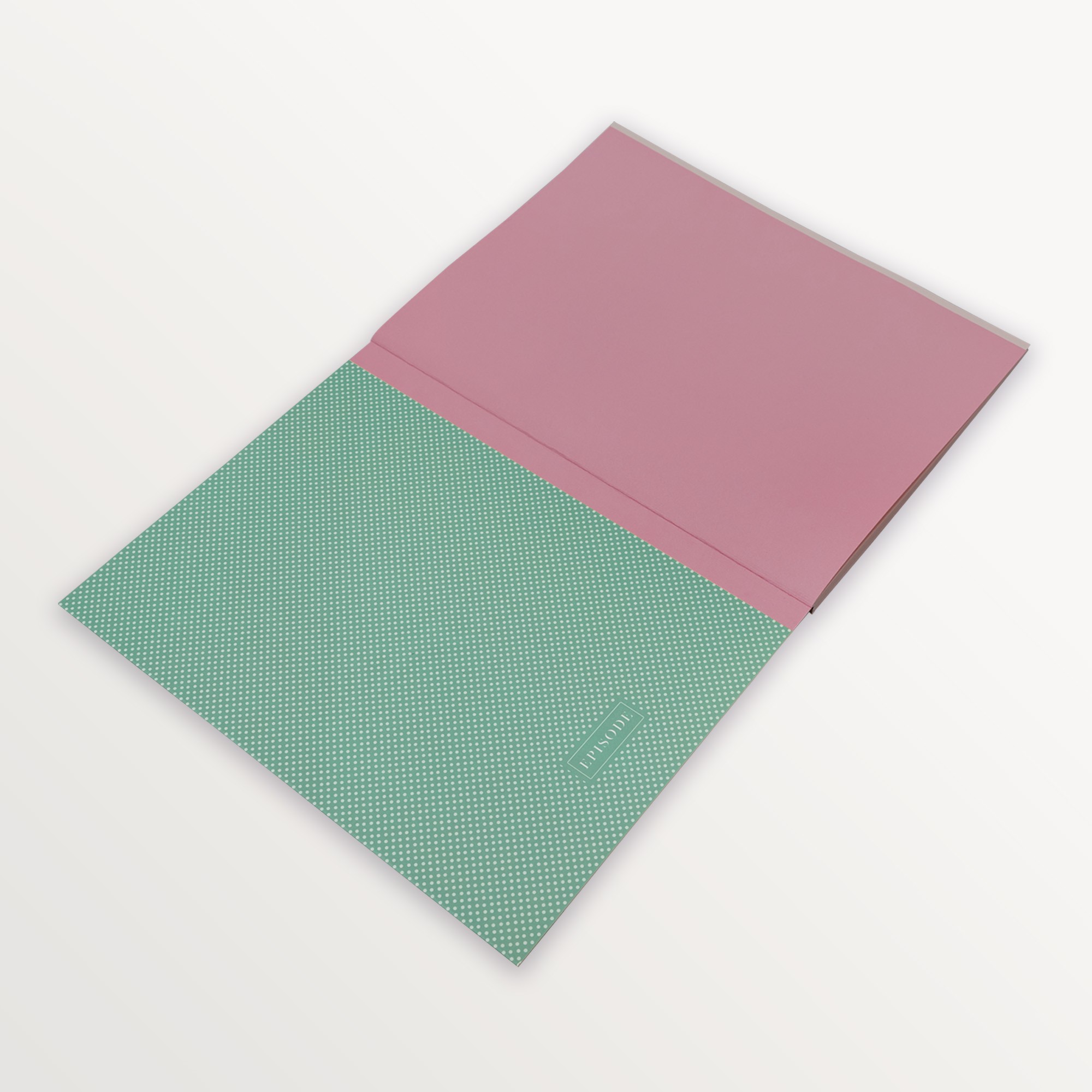 Episode Kulaklı Kapak Modern Floral XL 72 Yp. Defter - Pastel Stems