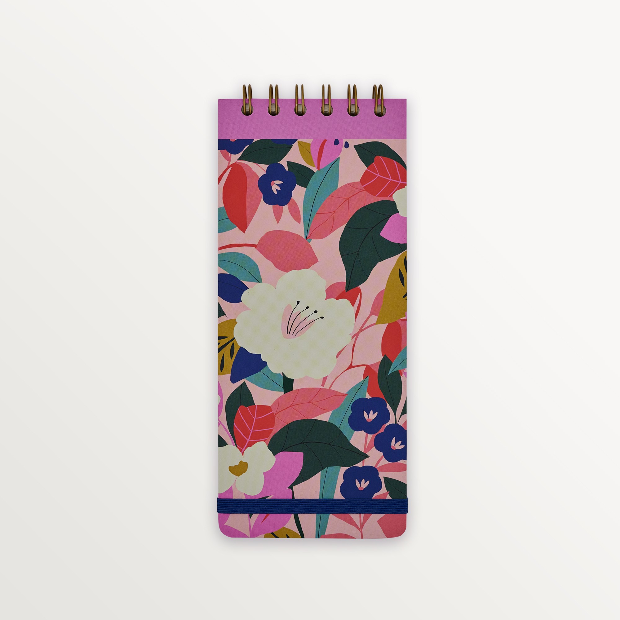 Episode Uzun Spiralli Modern Floral 100 Yp. Defter - White Petunia