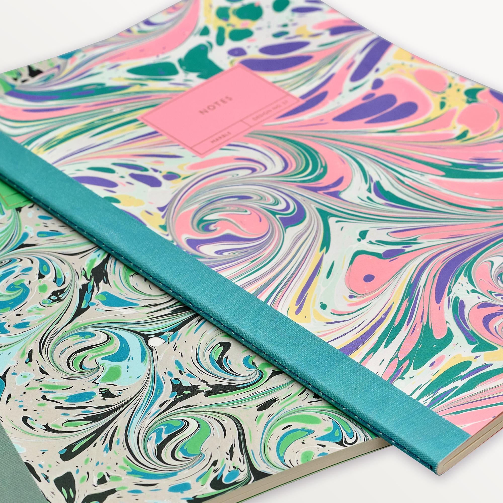 Episode 2'li Terzi Dikiş Set Ebru B5 48 Yp. Defter - Ebru Design No 57 & 02