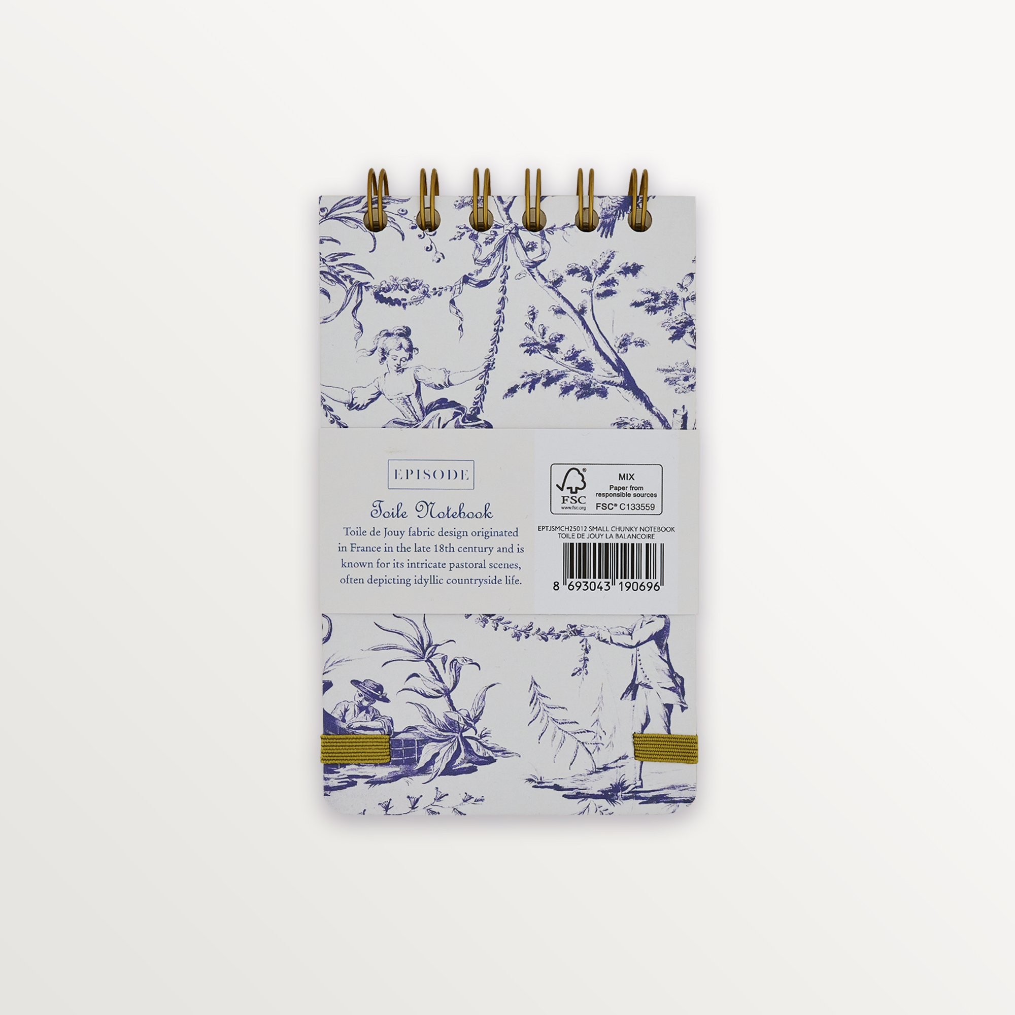 Episode Küçük Spiralli Toile 100 Yp. Defter - De Jouy La Balancoire