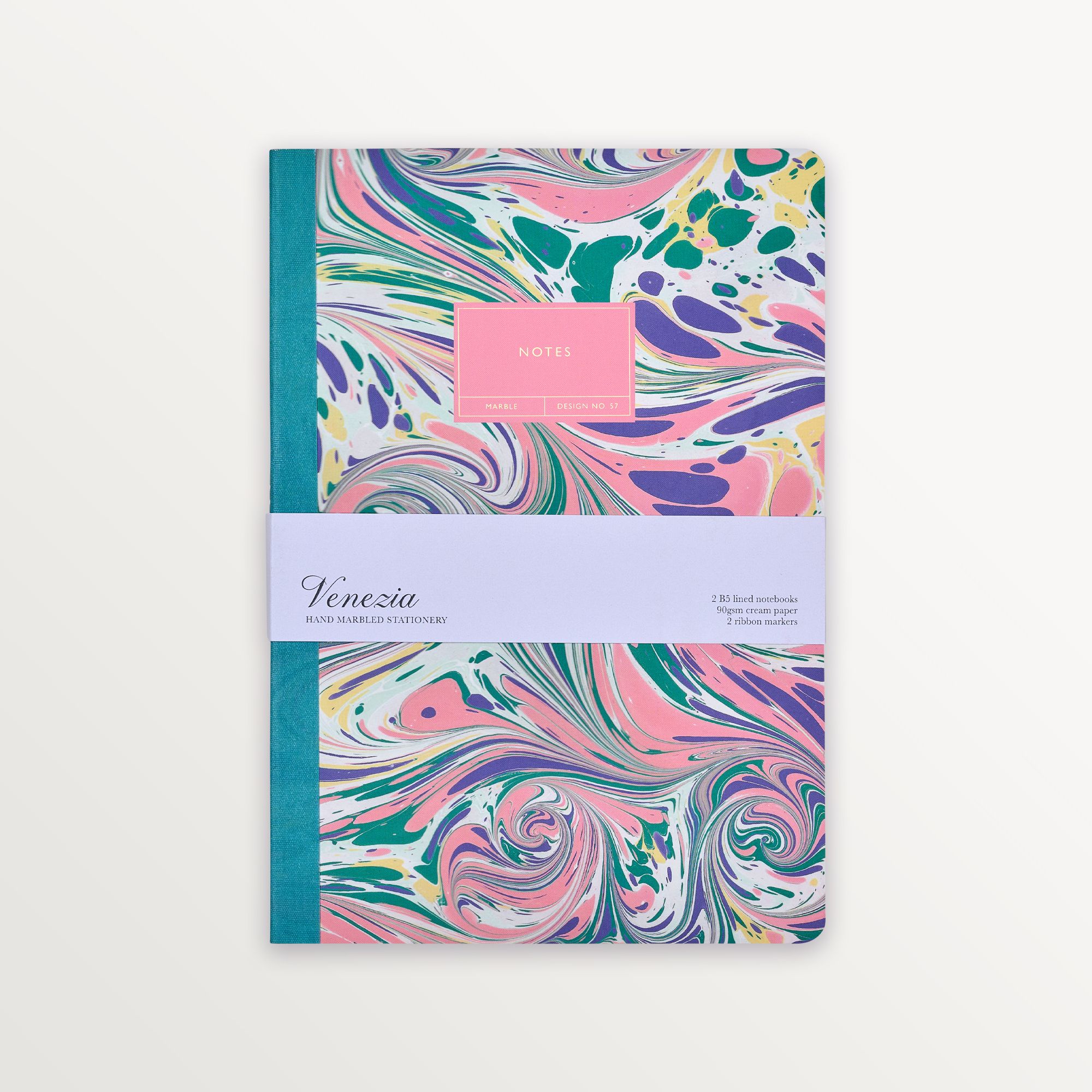Episode 2'li Terzi Dikiş Set Ebru B5 48 Yp. Defter - Ebru Design No 57 & 02