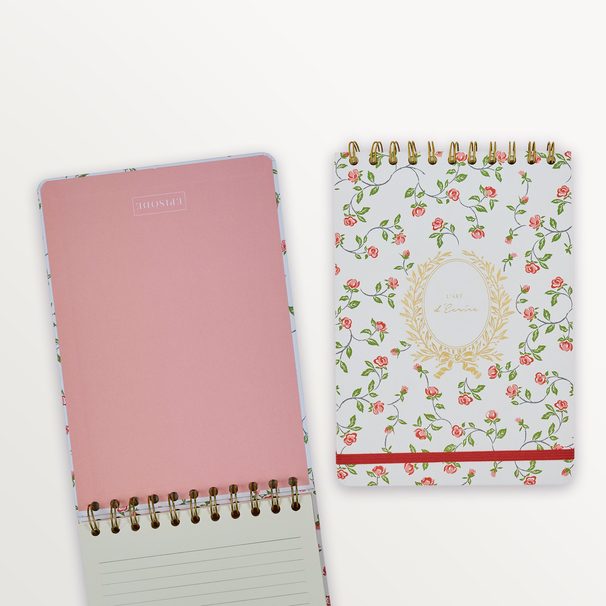 Episode A5 Spiralli Classic Floral 100 Yp. Defter - Rambling Rose