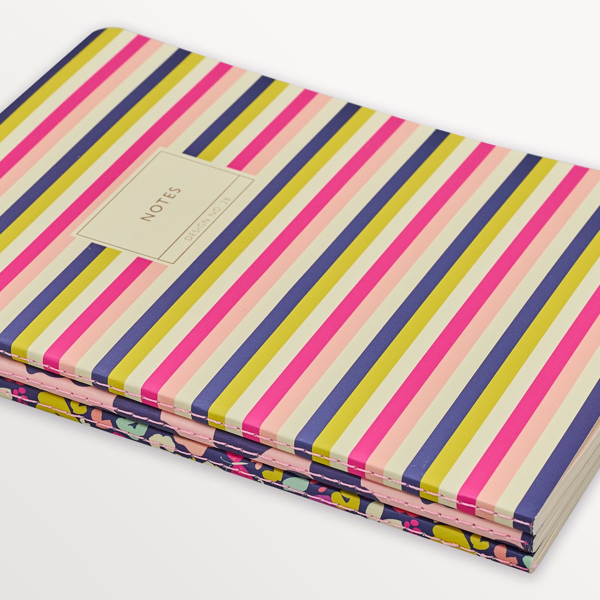 Episode 3'lü Terzi Dikiş Set Modern Floral A5 36 Yp. Defter - Brights Mix