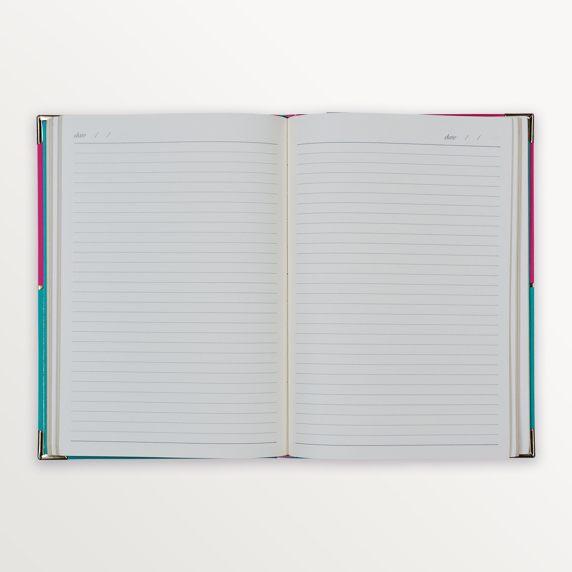 Episode Ciltli Colourblock Duo 17x24 120 Yp. Defter - Teal Raspberry