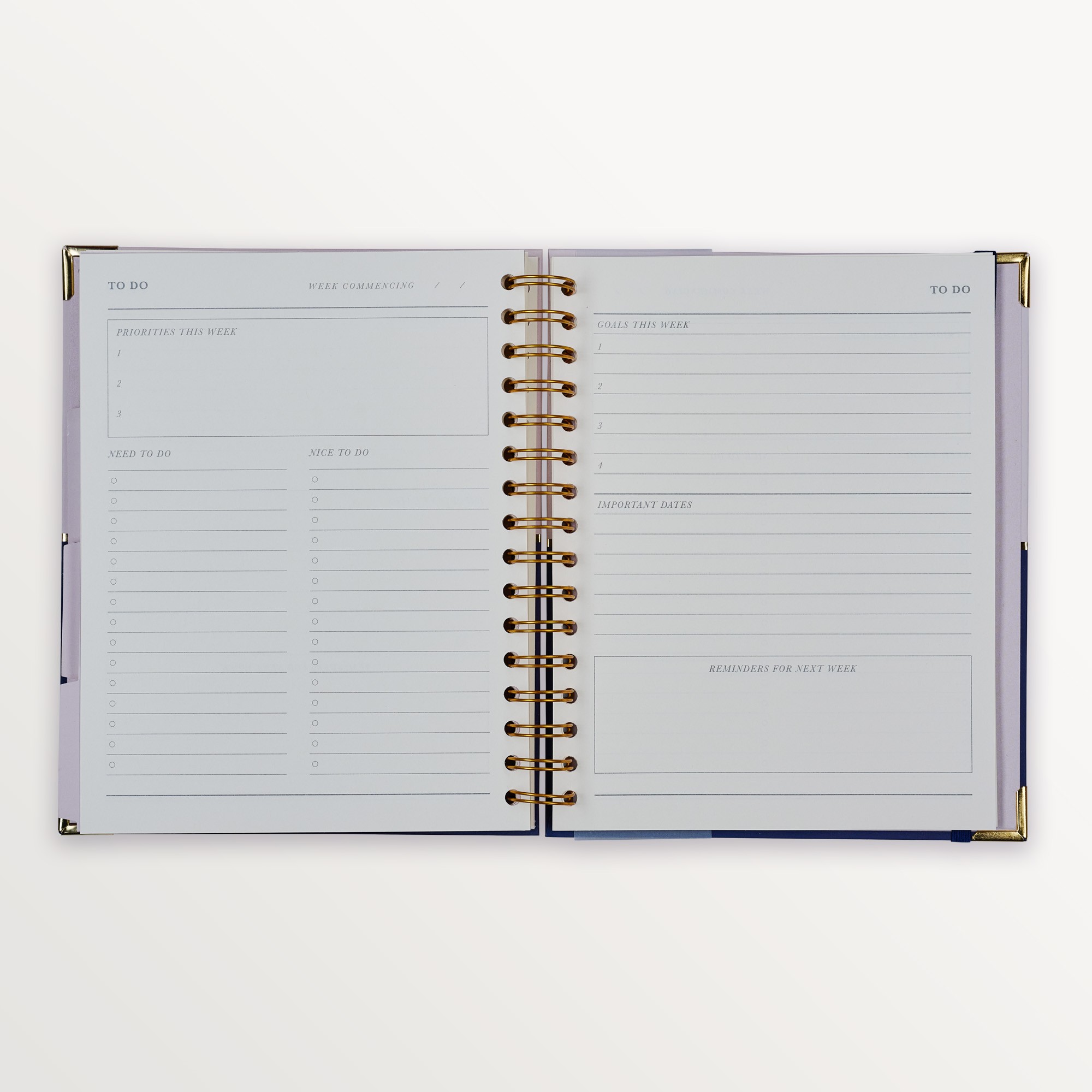 Episode Spiralli Planlayıcı Colourblock Duo B5 120 Yp. Defter - Taupe Indigo