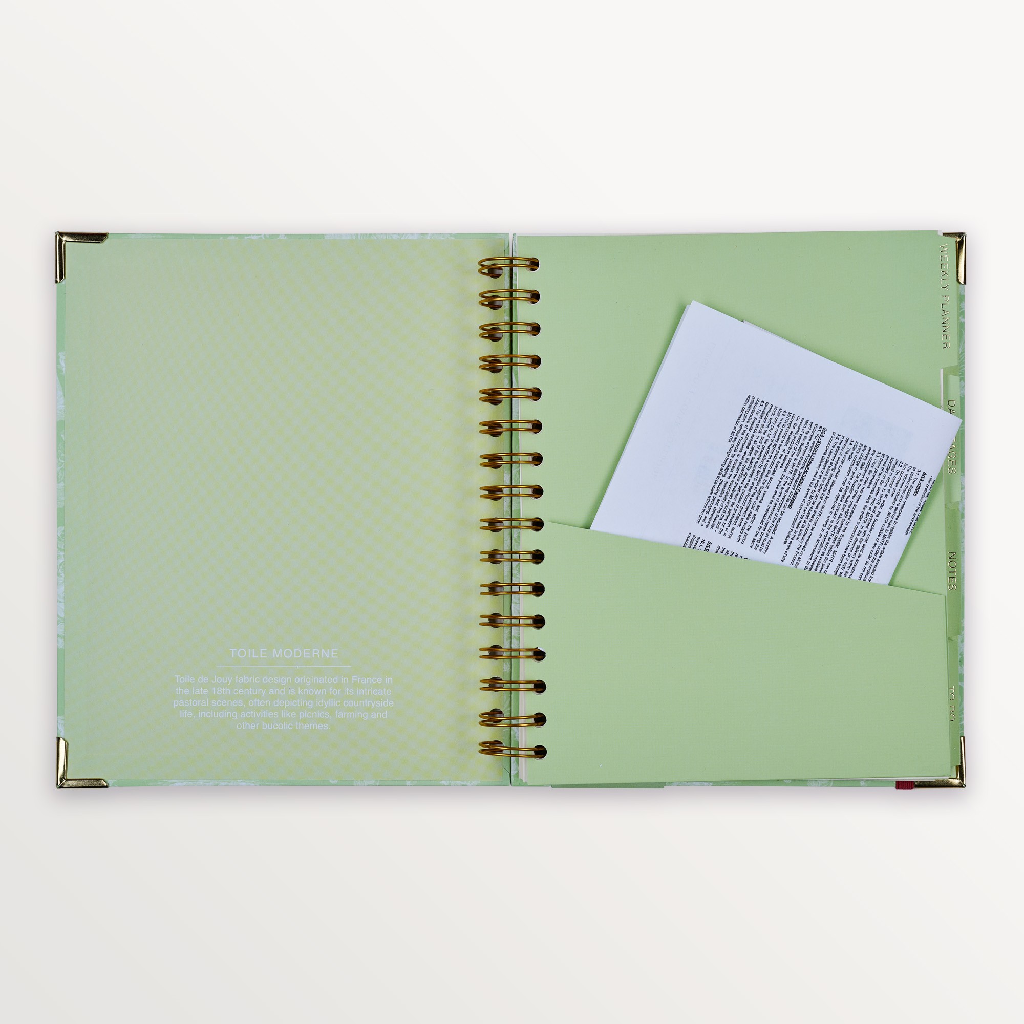 Episode Spiralli Planlayıcı Toile B5 120 Yp. Defter - Moderne Vert Pomme
