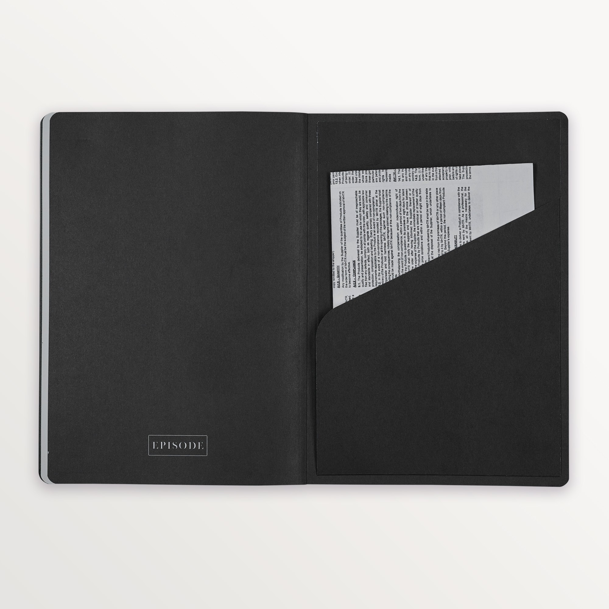 Episode Amerikan Ciltli Colourblock Uno A5 96 Yp. Defter - Carbon Black