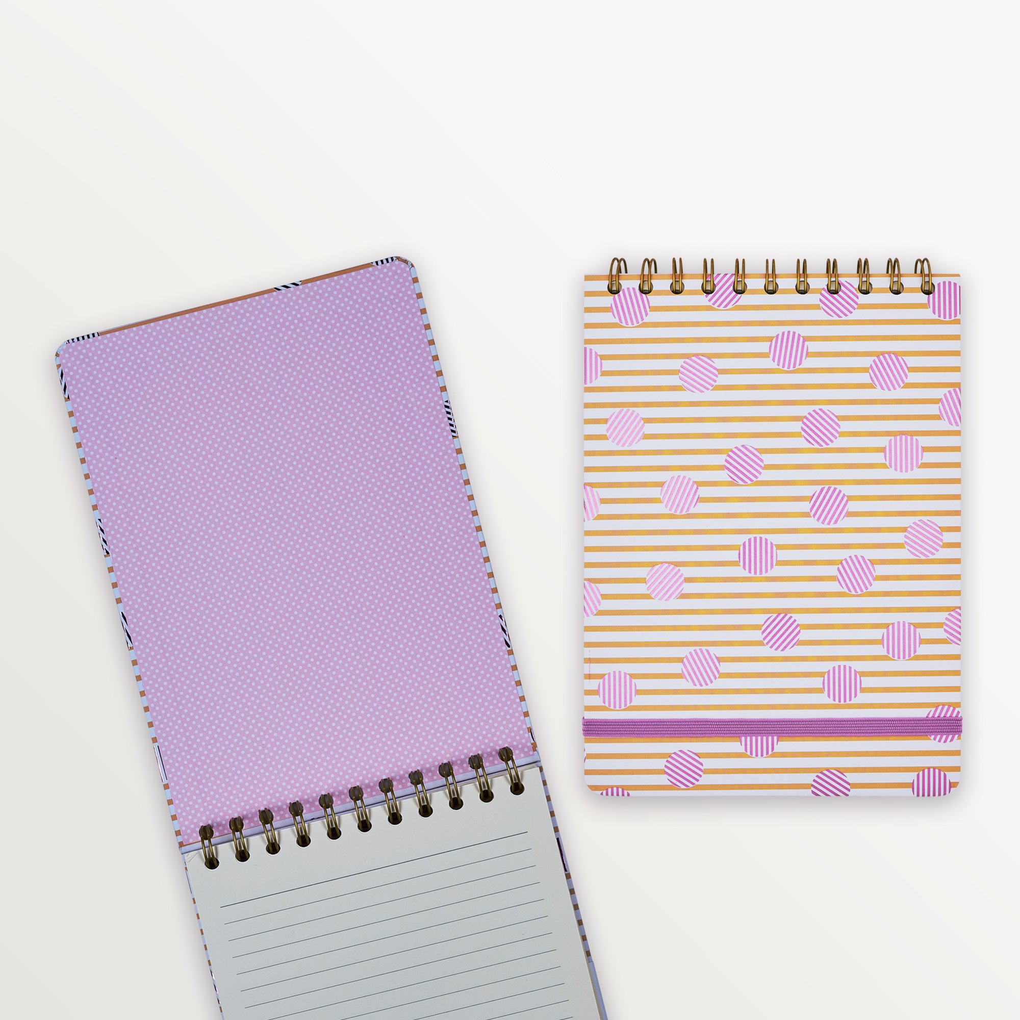 Episode A5 Spiralli Dotty 100 Yp. Defter - Polka Stripe