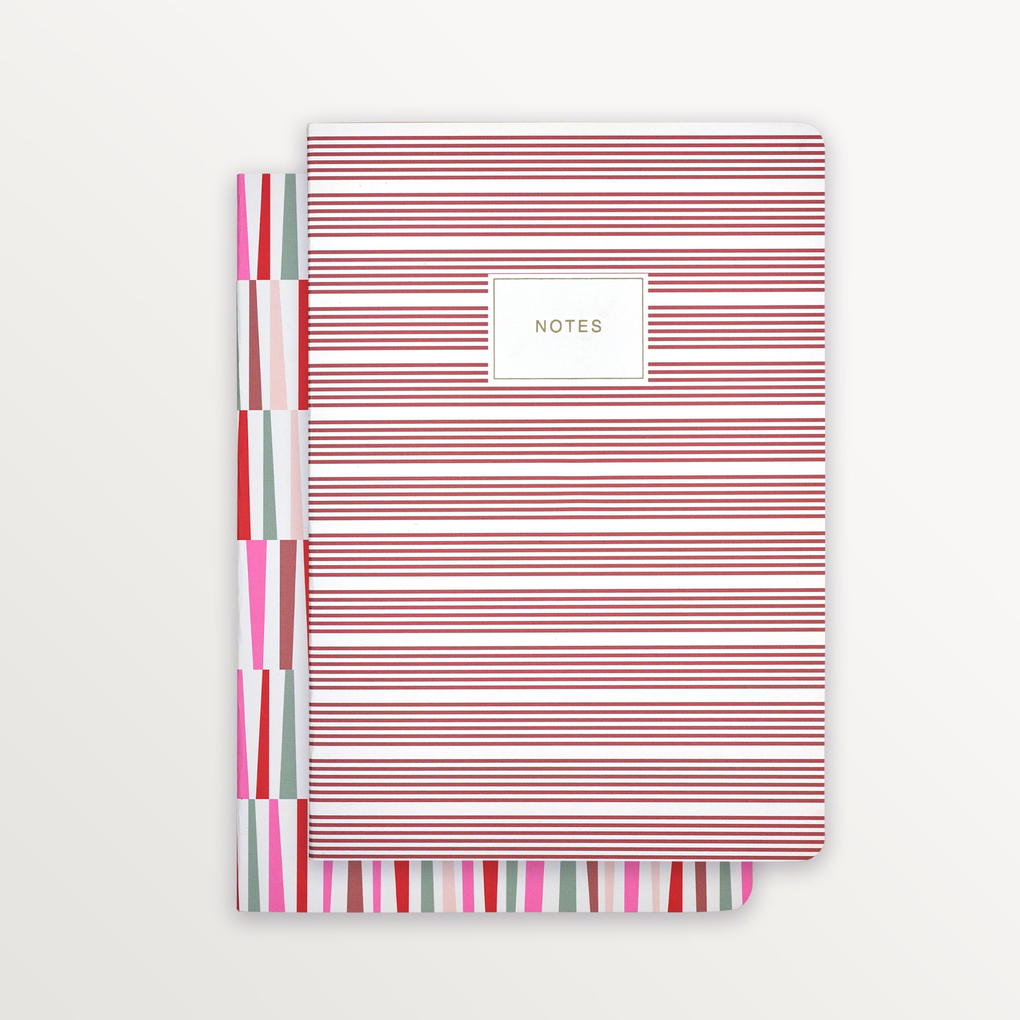 Episode 2'li Terzi Dikiş Set Stripe B5 48 Yp. Defter - Pink Spectrum & Rose Stripe