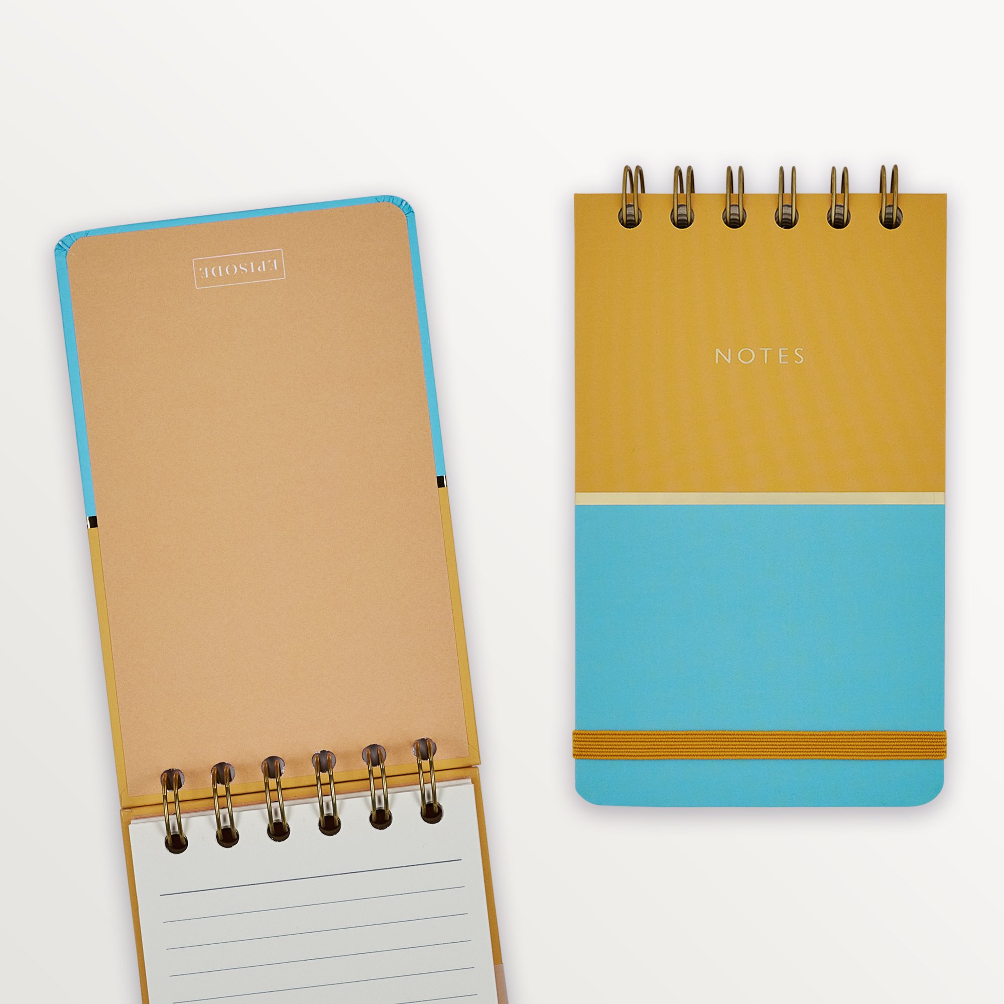 Episode Küçük Spiralli Colourblock Duo 100 Yp. Defter - Citrine Sky