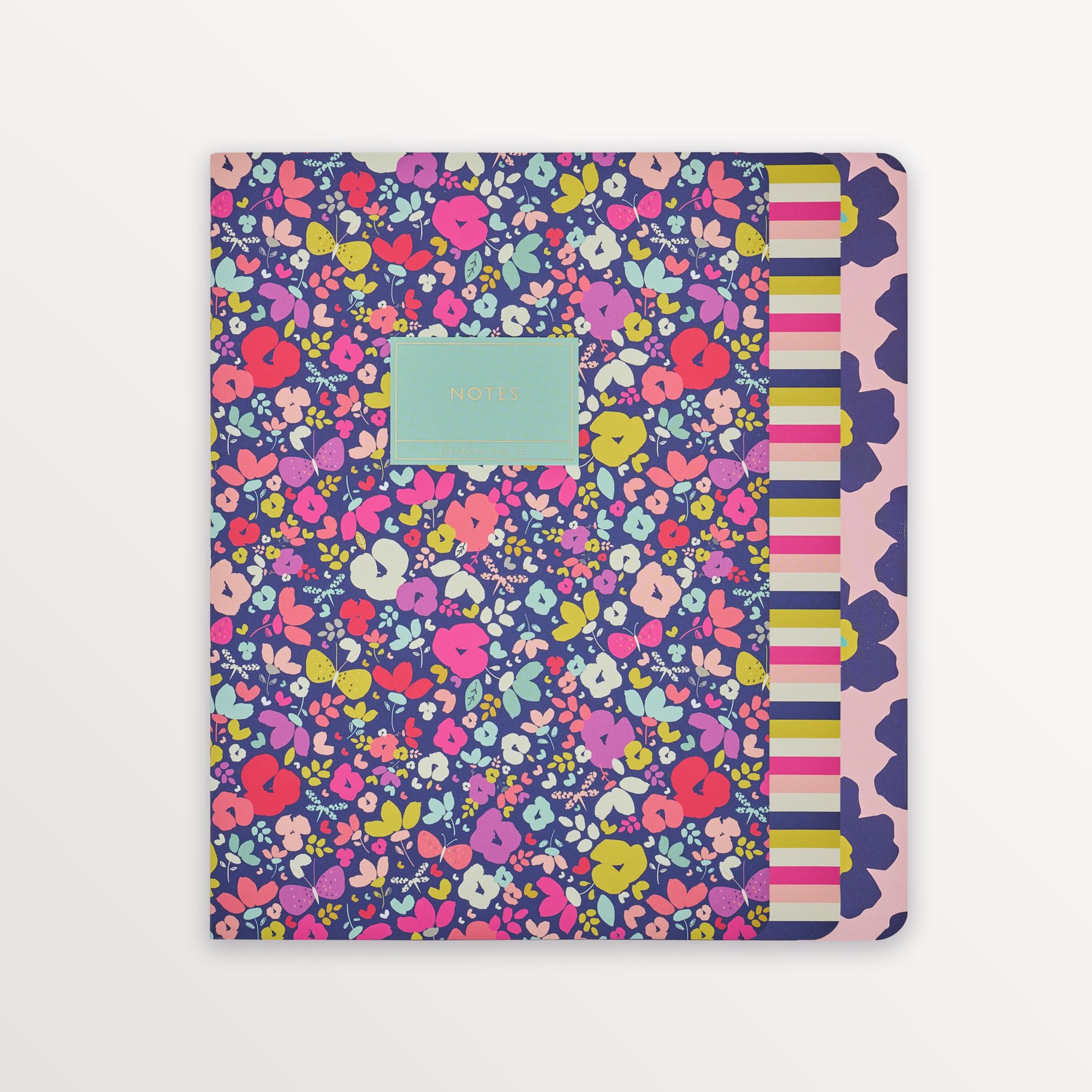Episode 3'lü Terzi Dikiş Set Modern Floral A5 36 Yp. Defter - Brights Mix