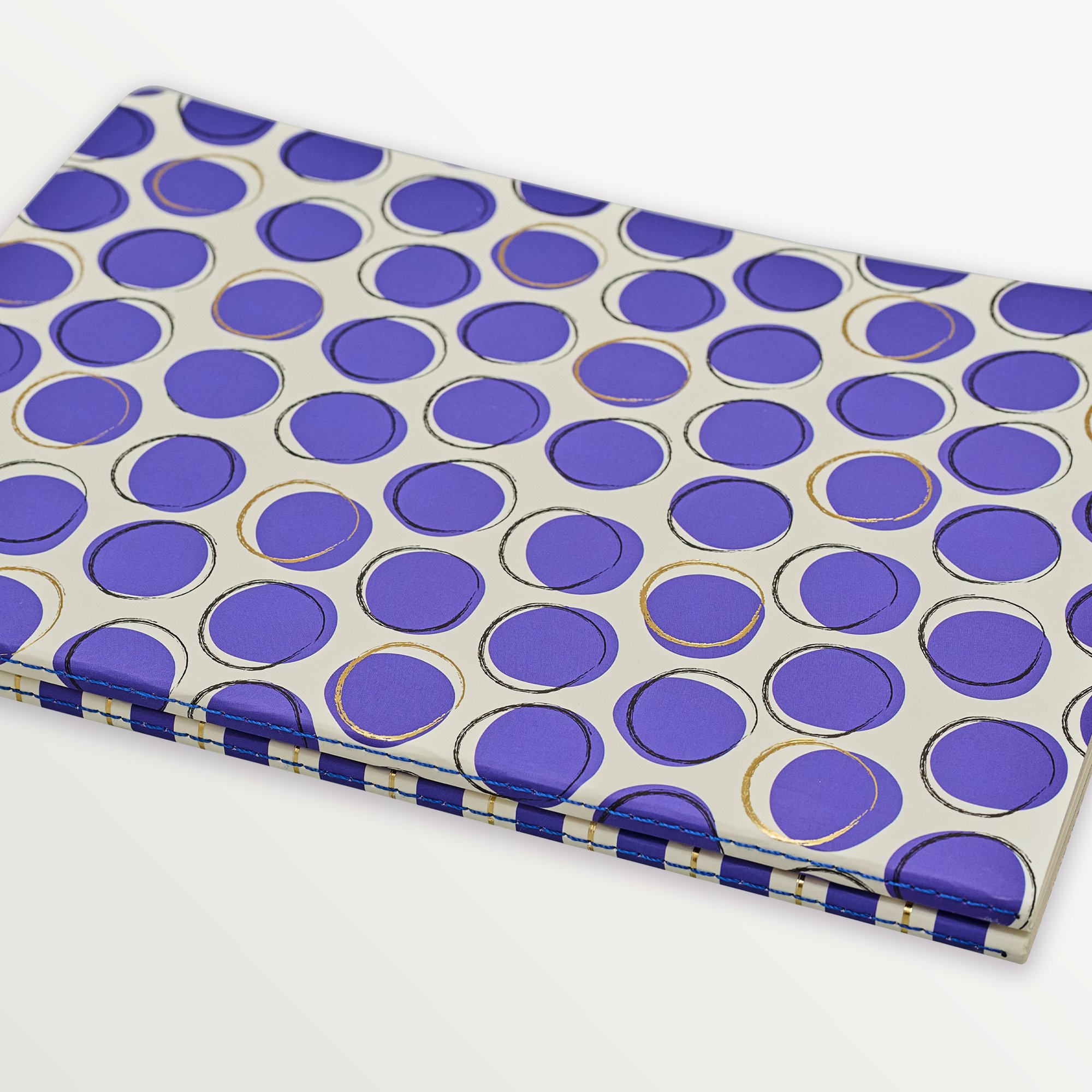 Episode 2'li Terzi Dikiş Set Dotty B5 48 Yp. Defter - Navy Polka & Green Polka