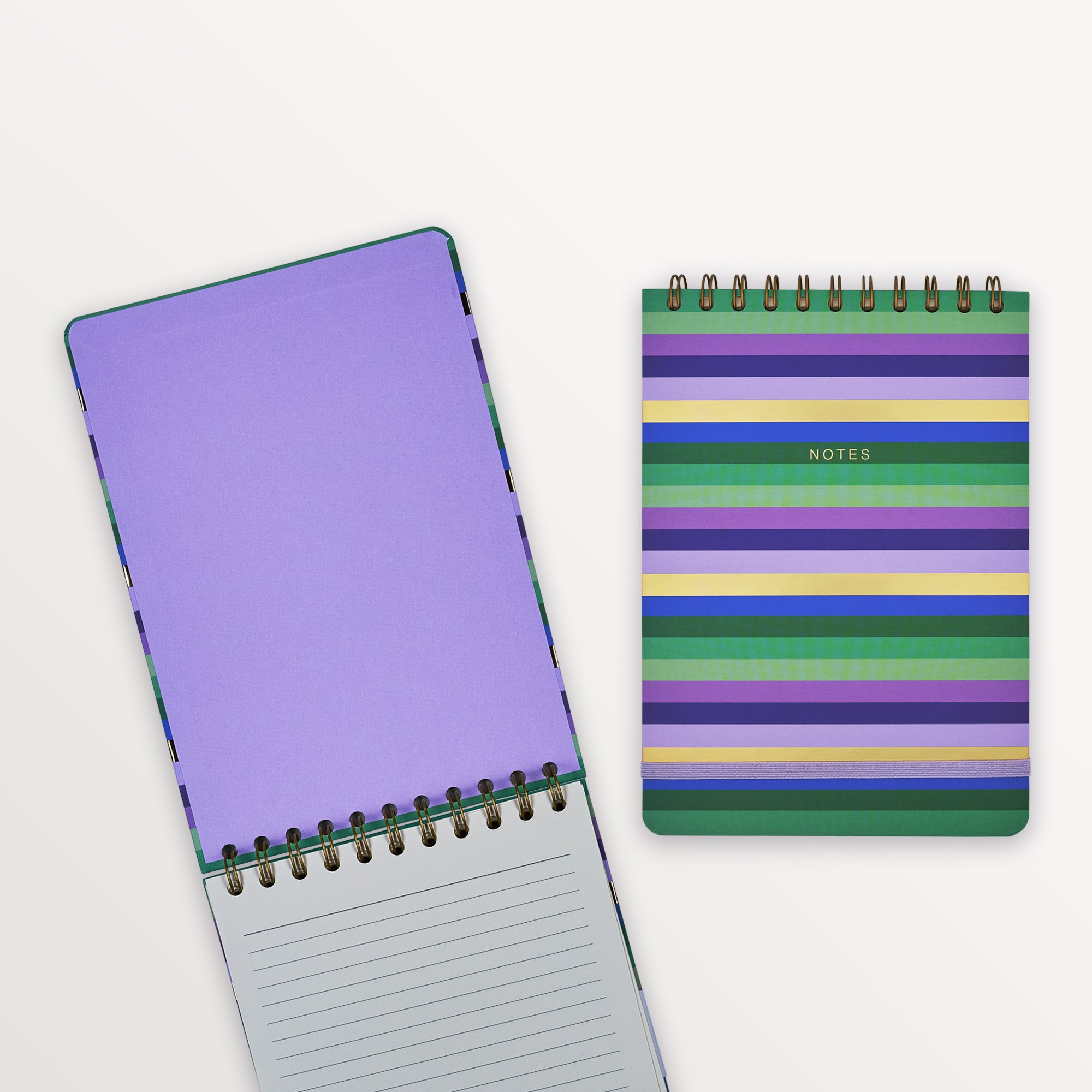 Episode A5 Spiralli Stripe 100 Yp. Defter - Mauve Medley