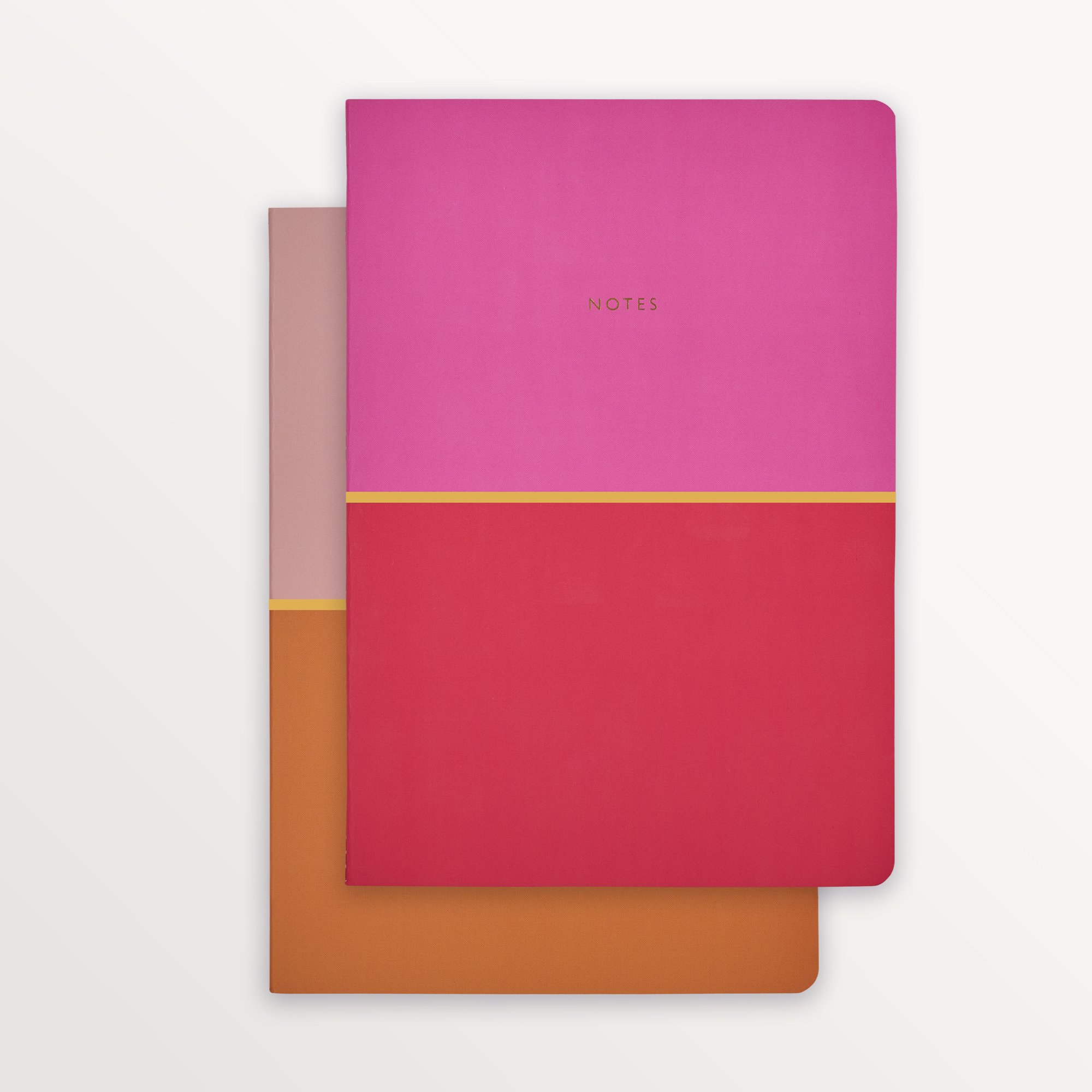 Episode 2'li Terzi Dikiş Set Colourblock Duo B5 48 Yp. Defter - Peach Pink