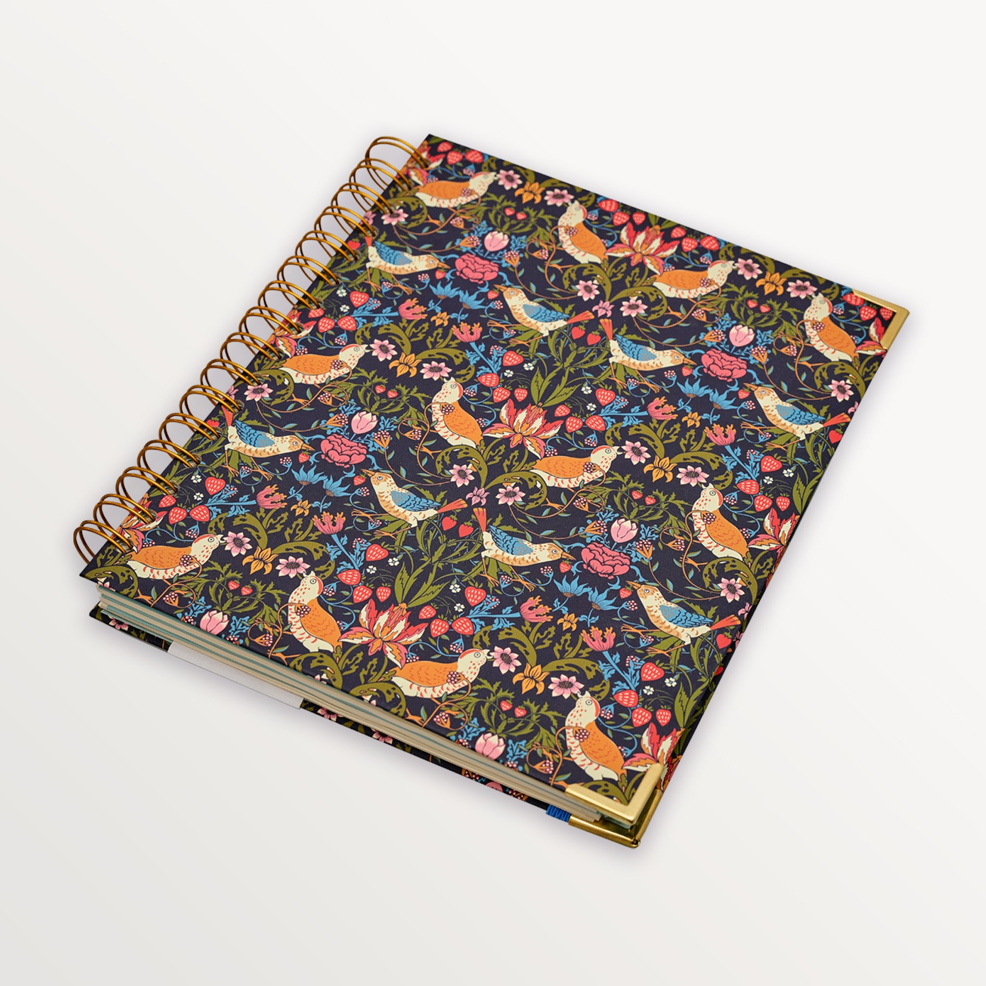 Episode Spiralli Planlayıcı Classic Floral B5 120 Yp. Defter - Morris Textile