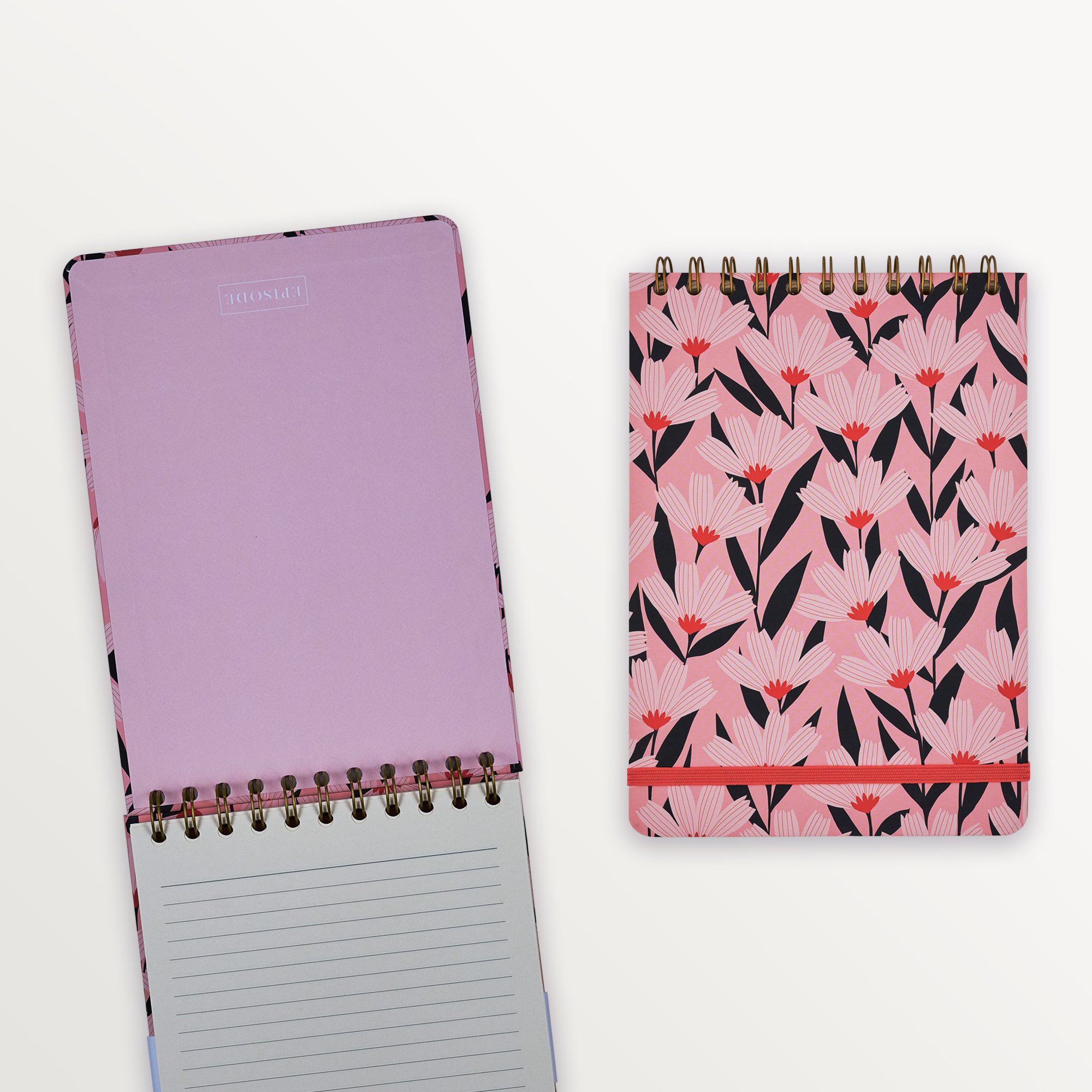 Episode A5 Spiralli Modern Floral 100 Yp. Defter - Vivid Tropics