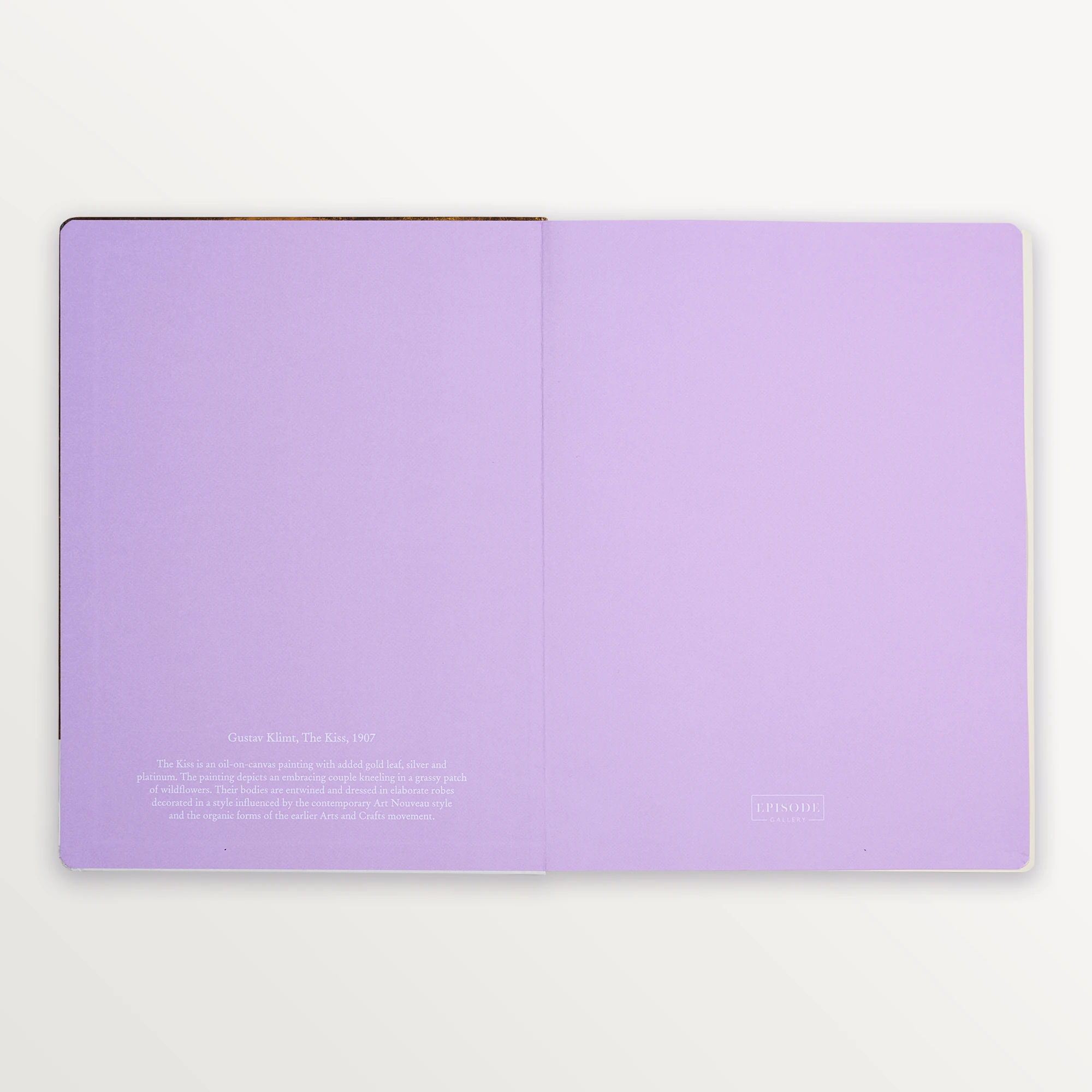 Episode Ciltli Gallery XL 88 Yp. Defter - Klimt The Kiss