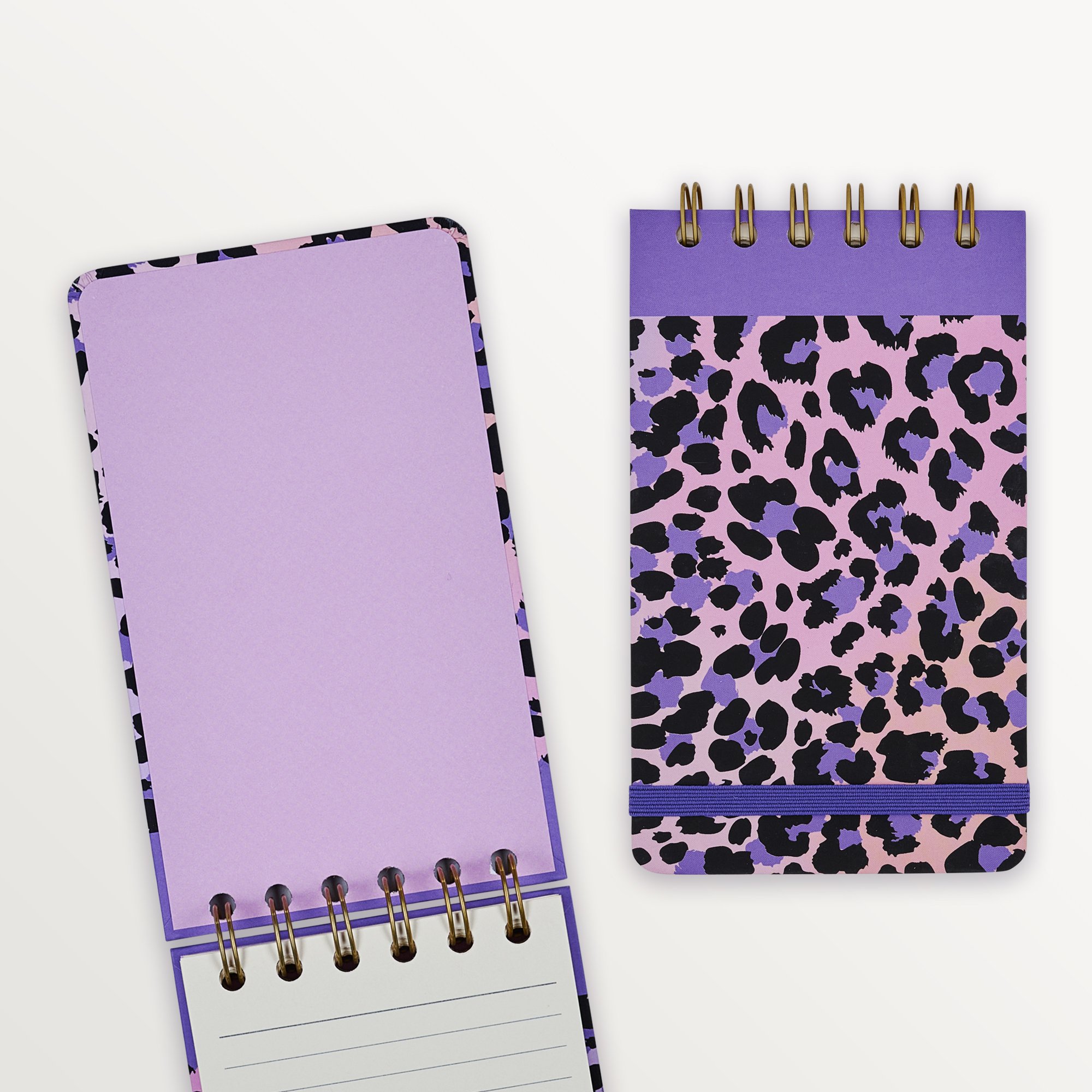 Episode Küçük Spiralli Leopard 100 Yp. Defter - Pink Mauve