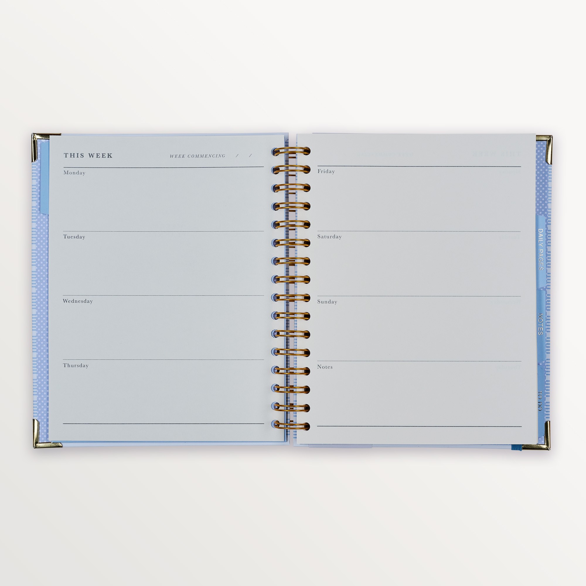 Episode Spiralli Planlayıcı To The Shore B5 120 Yp. Defter - Shoreline Stripe