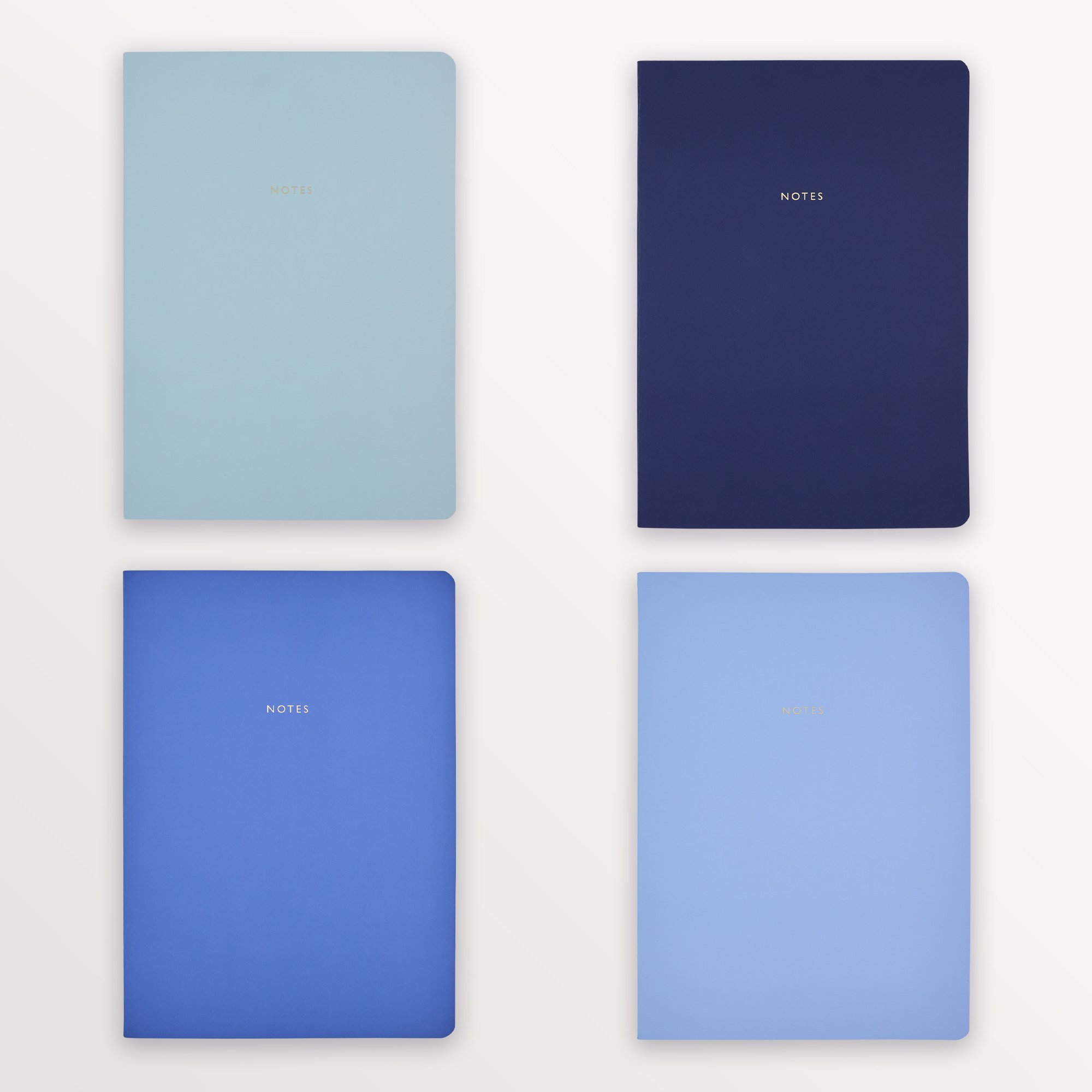 Episode 4'lü Terzi Dikiş Set Colourblock Uno B5 48 Yp. Defter - Blue Hues