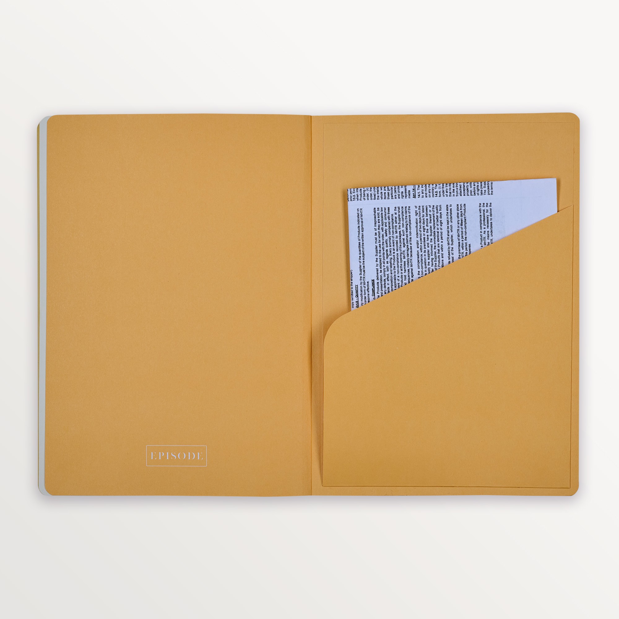 Episode Amerikan Ciltli Colourblock Uno A5 96 Yp. Defter - Topaz Yellow