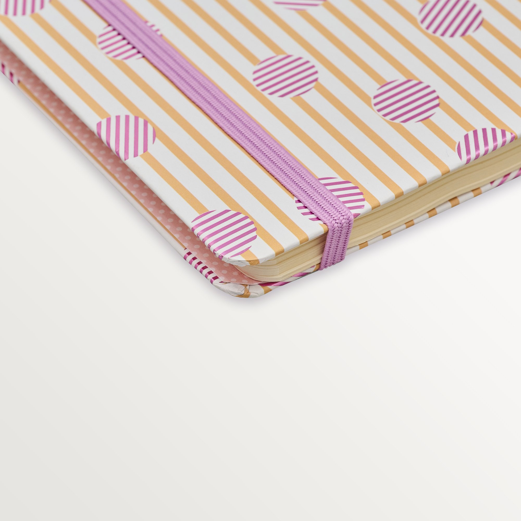 Episode A5 Spiralli Dotty 100 Yp. Defter - Polka Stripe