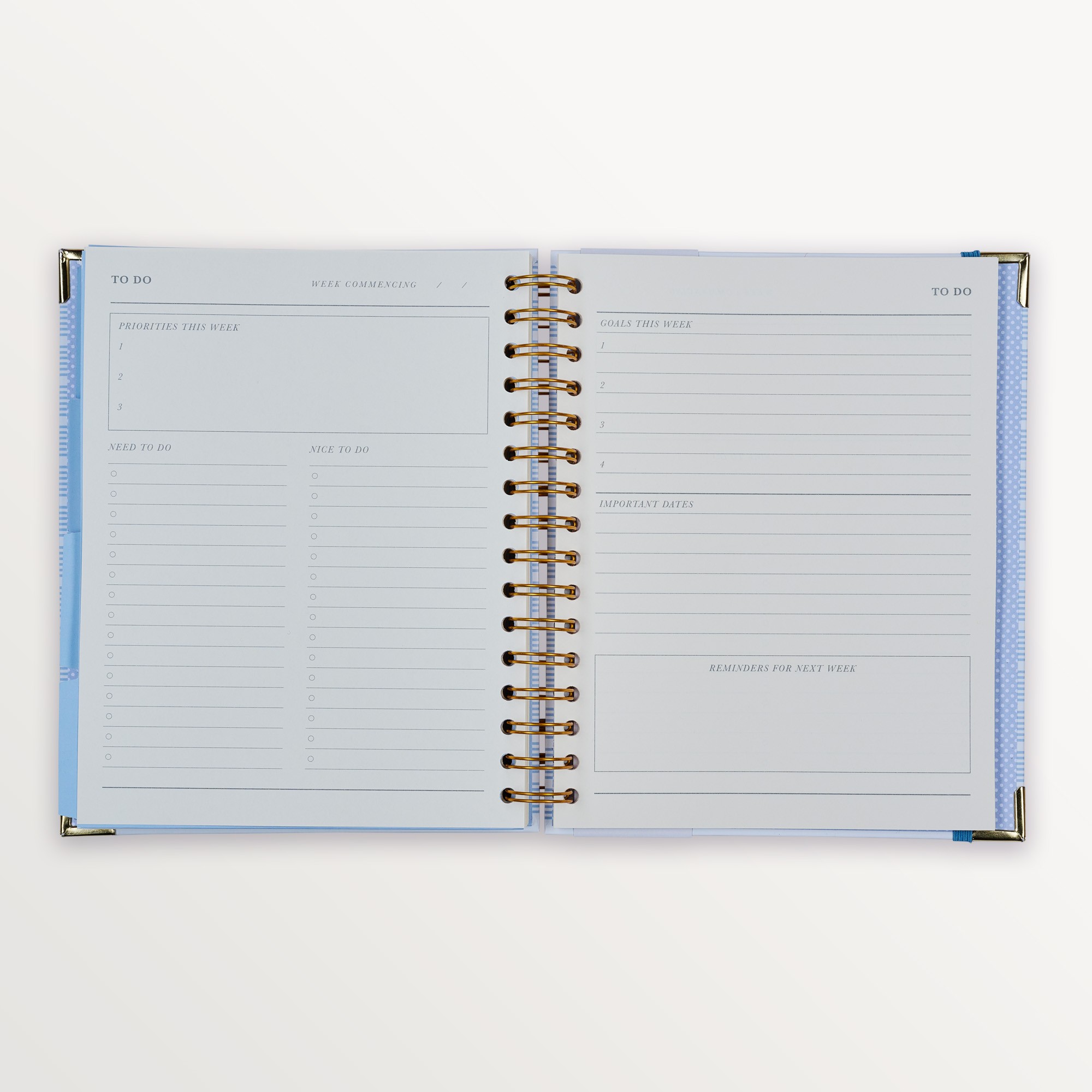 Episode Spiralli Planlayıcı To The Shore B5 120 Yp. Defter - Shoreline Stripe