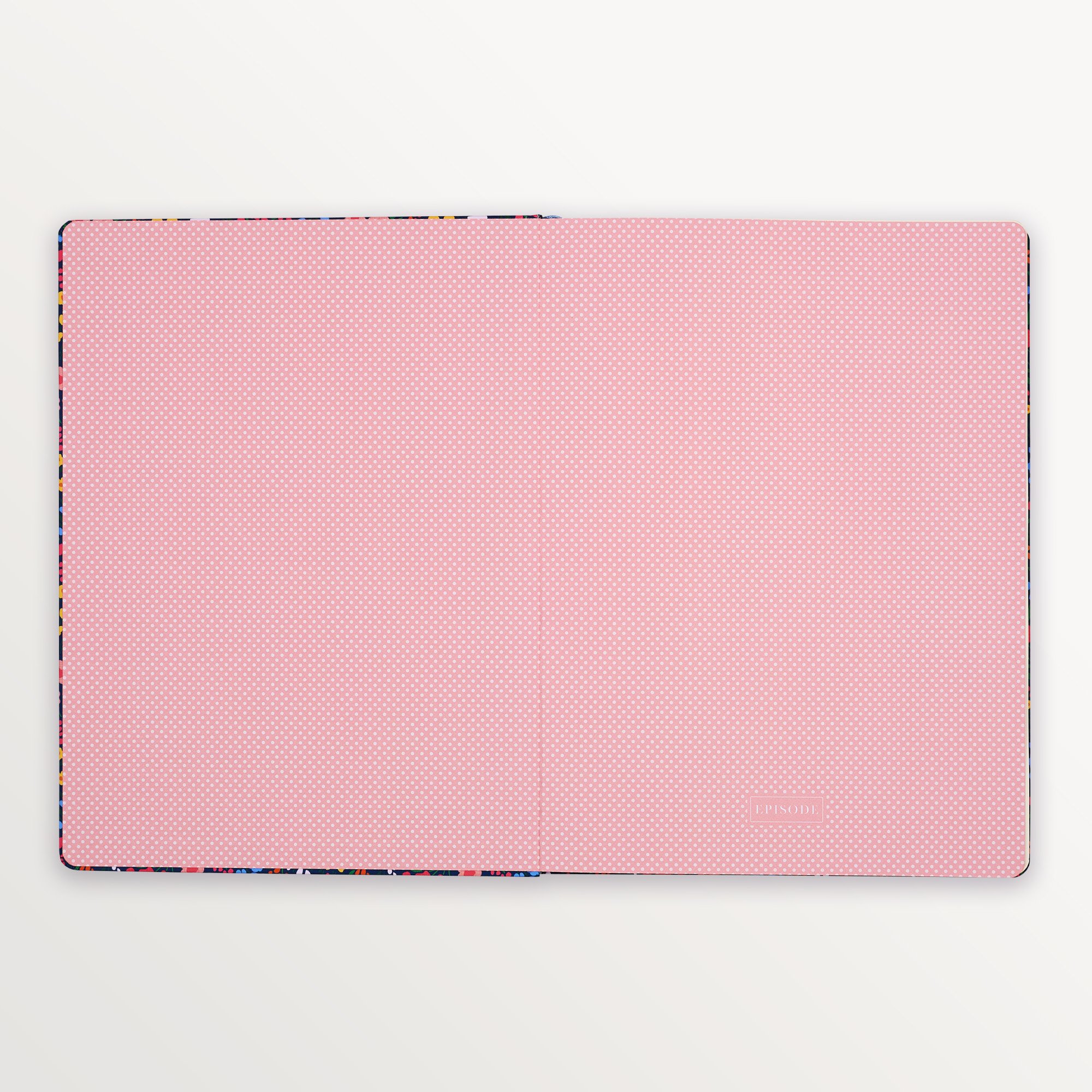 Episode Ciltli Modern Floral  XL 88 Yp. Defter - Navy Ditsy