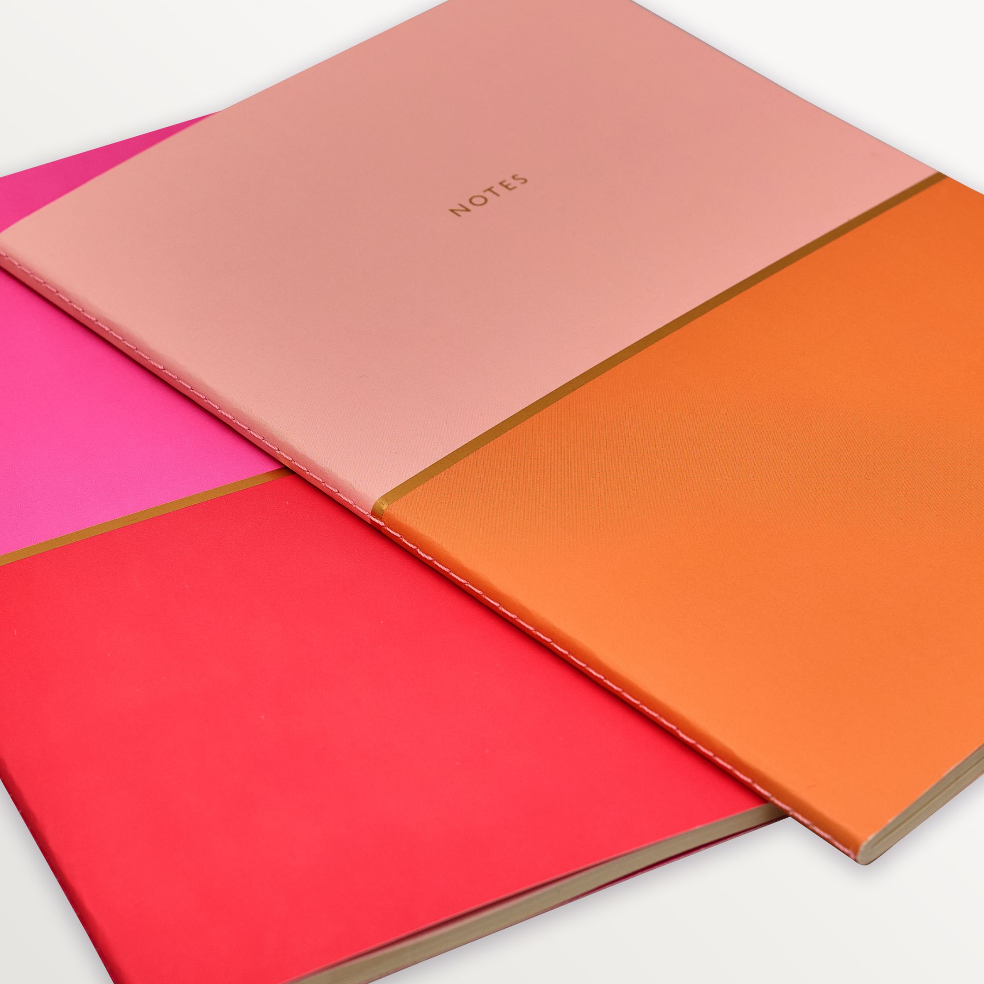 Episode 2'li Terzi Dikiş Set Colourblock Duo B5 48 Yp. Defter - Peach Pink