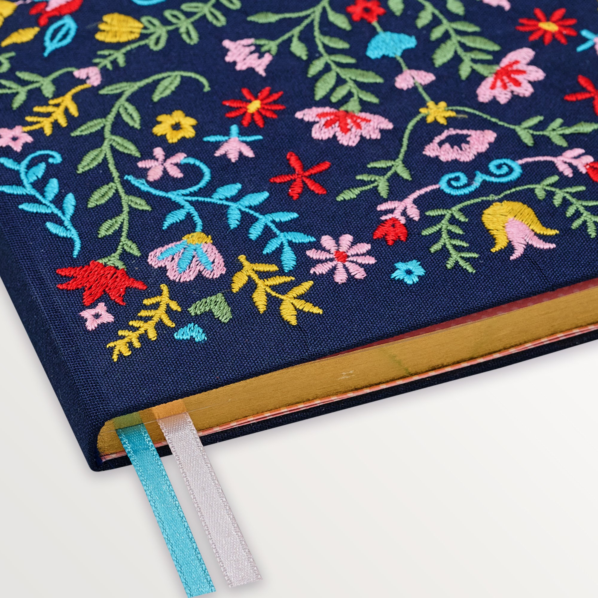 Episode Ciltli Nakışlı XL112 Yp. Defter - Navy Folk