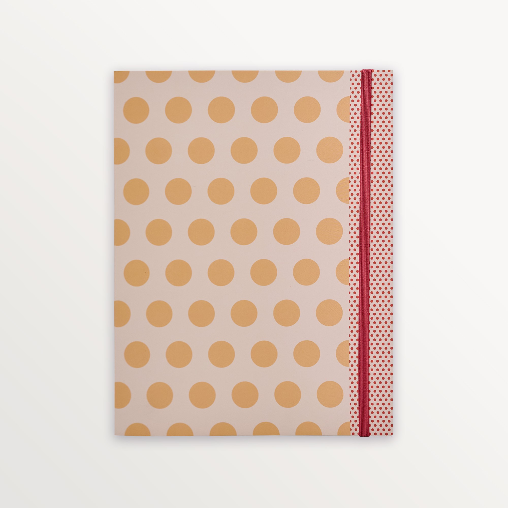Episode Kulaklı Kapak Dotty XL 72 Yp. Defter - Orange Polka