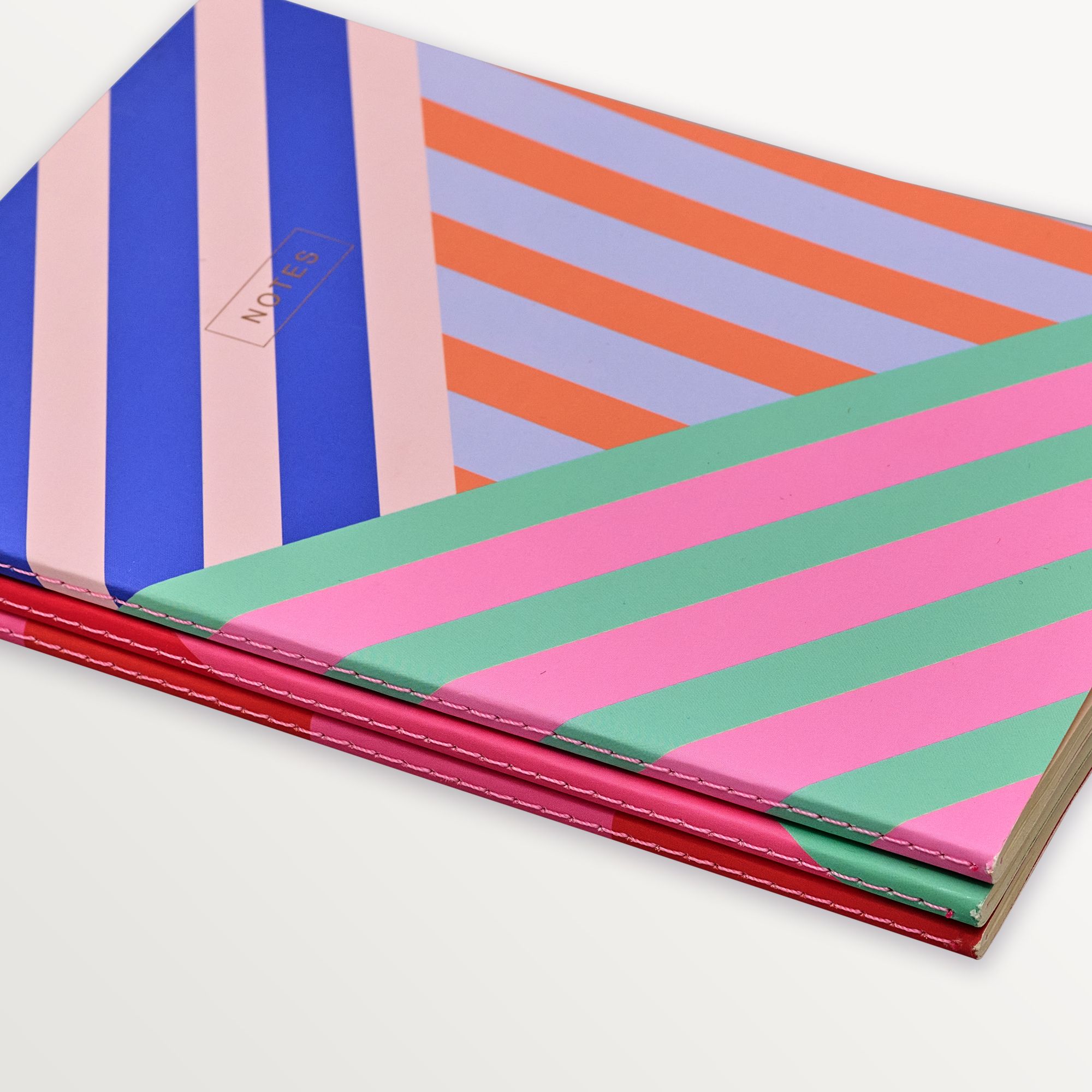 Episode 3'lü Terzi Dikiş Set Stripe A5 36 Yp. Defter - Broad Stripes