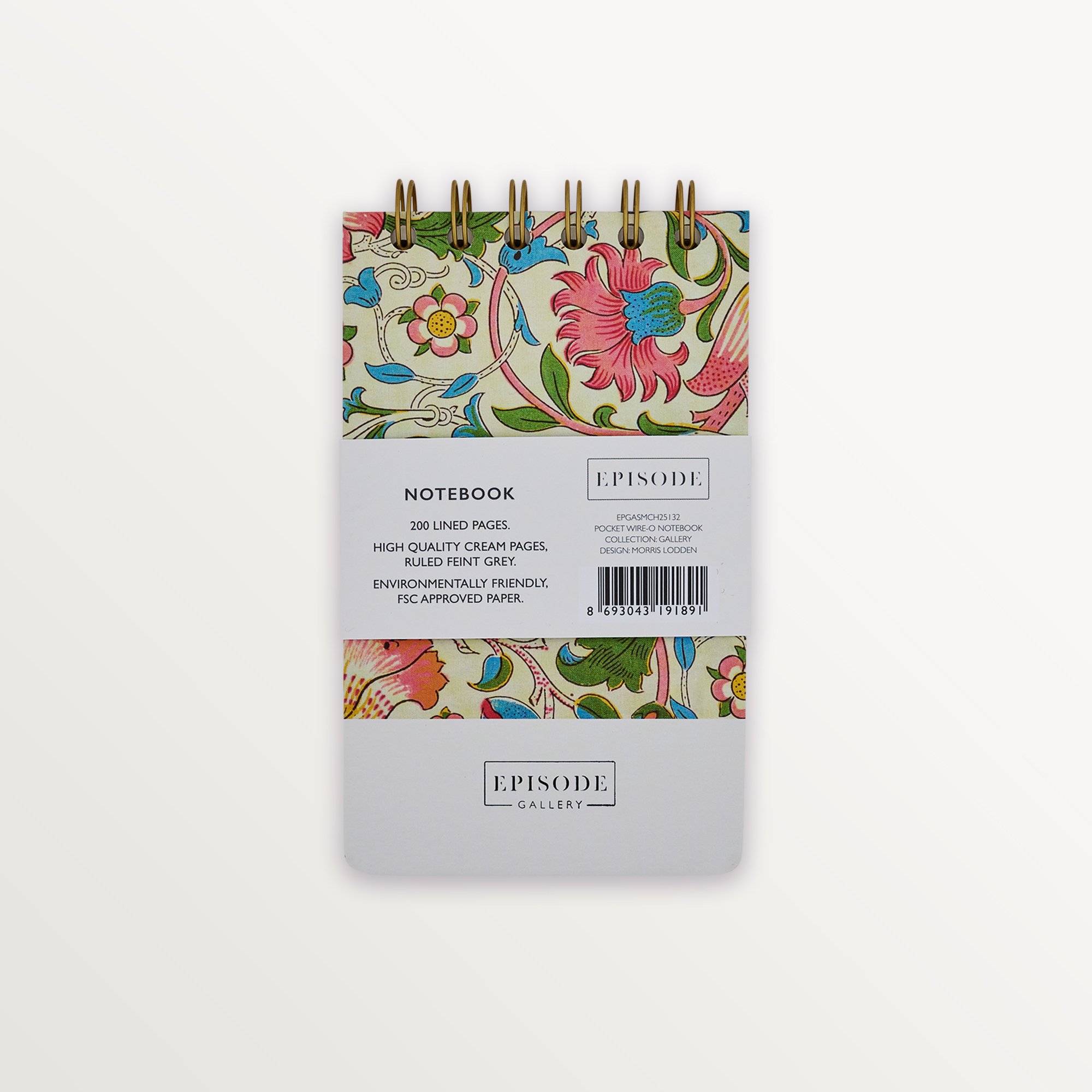 Episode Küçük Spiralli Gallery 100 Yp. Defter - Morris Lodden