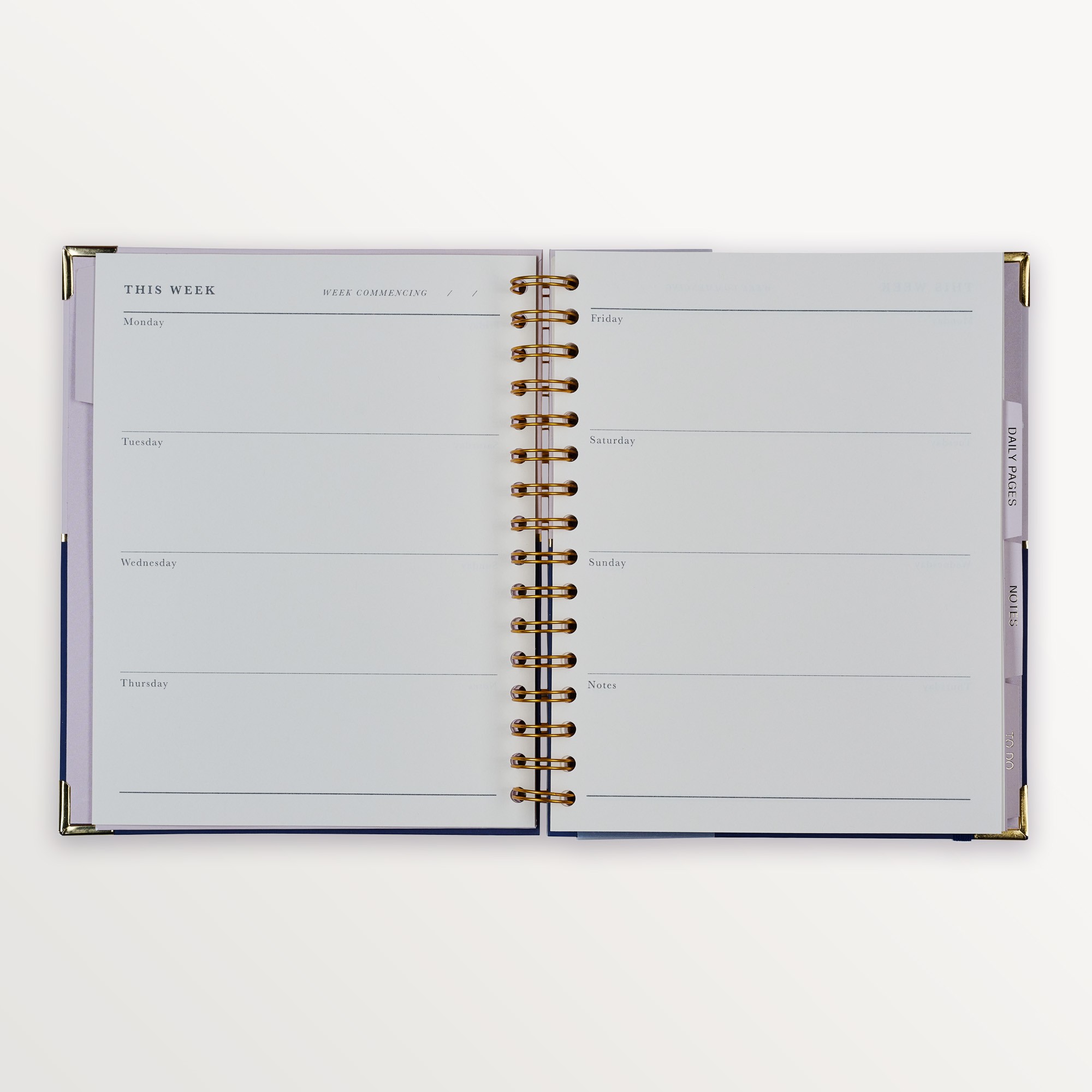 Episode Spiralli Planlayıcı Colourblock Duo B5 120 Yp. Defter - Taupe Indigo