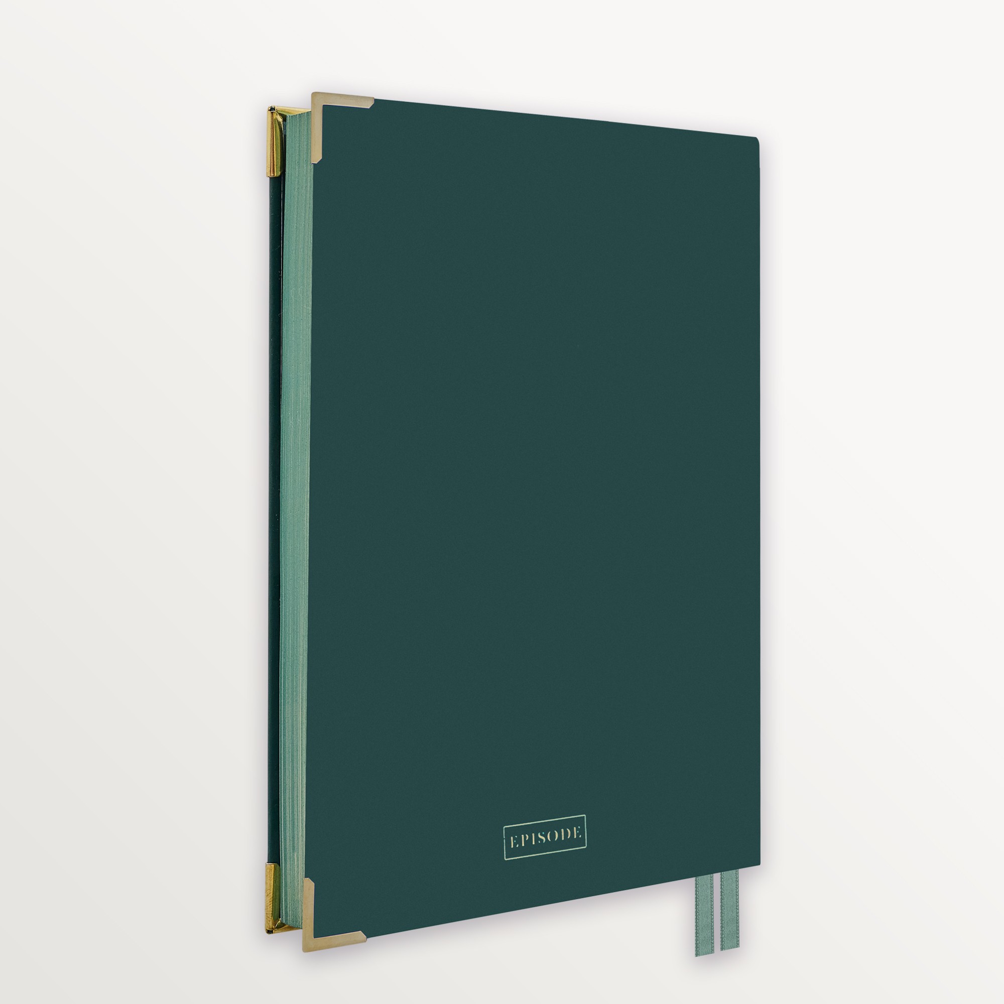 Episode Ciltli Colourblock Uno 17x24 88 Yp. Defter - Hunter Green