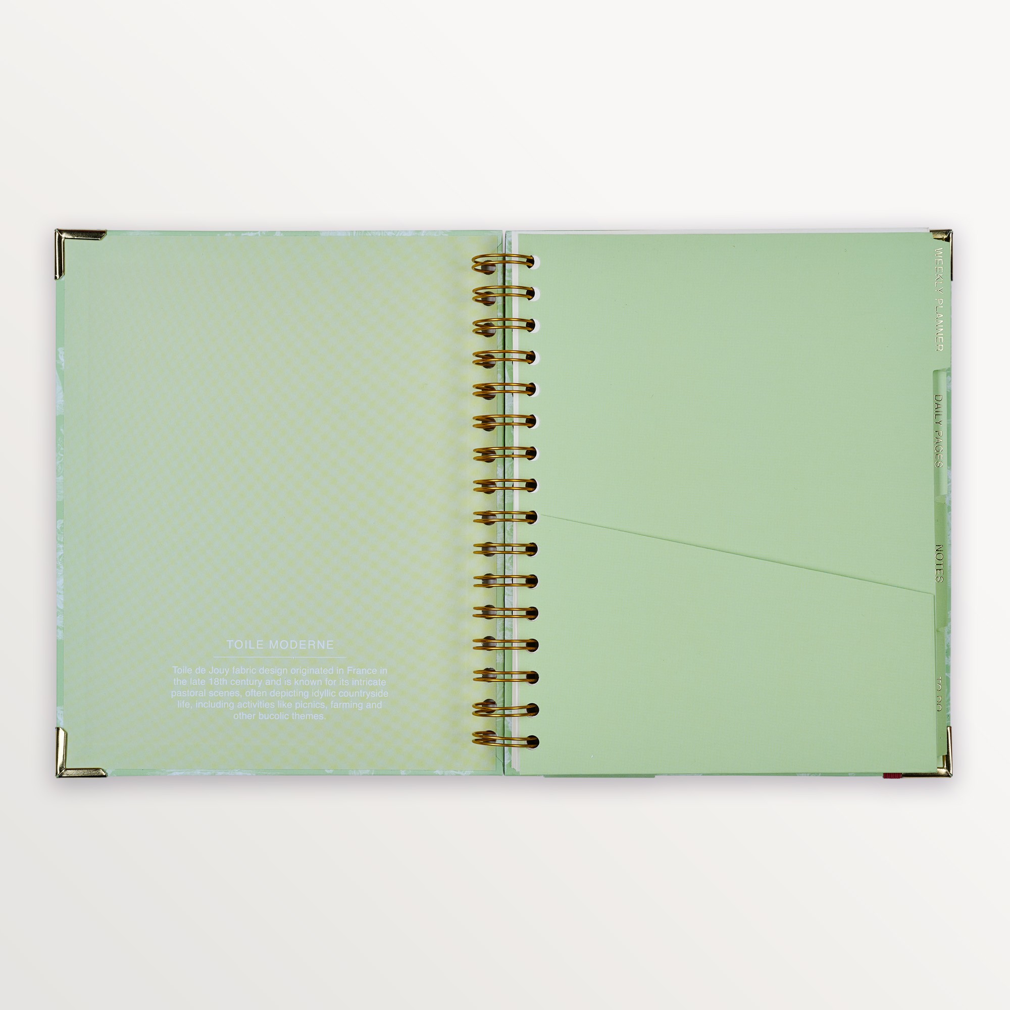 Episode Spiralli Planlayıcı Toile B5 120 Yp. Defter - Moderne Vert Pomme