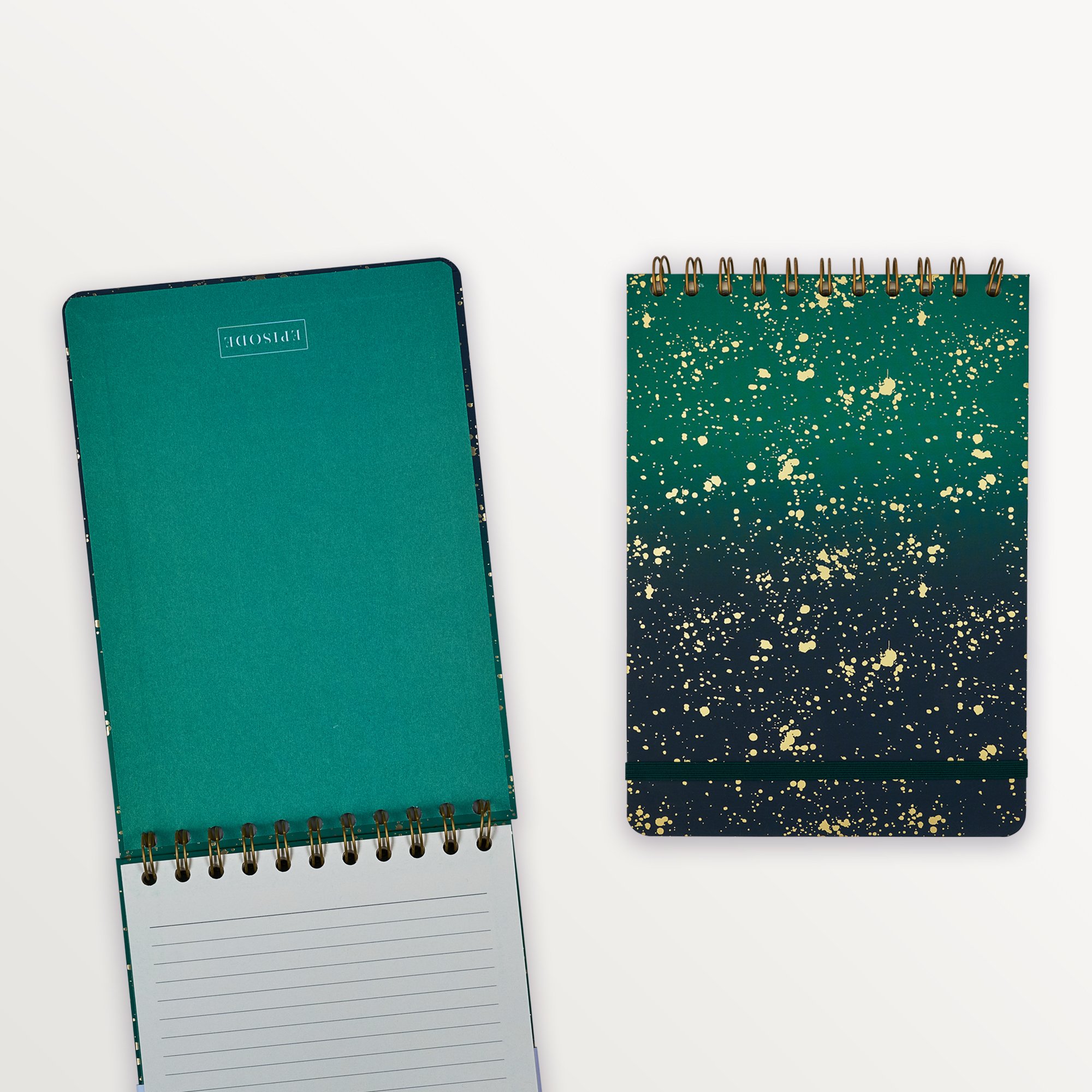 Episode A5 Spiralli Ombre 100 Yp. Defter - Green Ombre