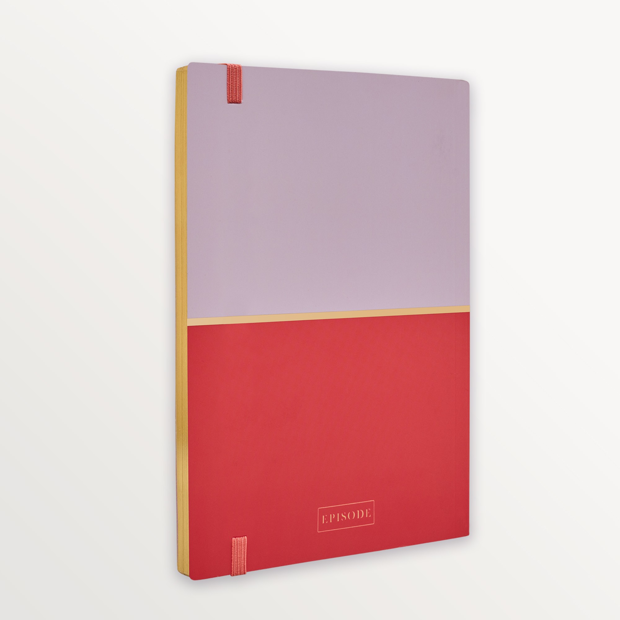 Episode Amerikan Ciltli Colourblock Duo A5 96 Yp. Defter - Lilac Cherry