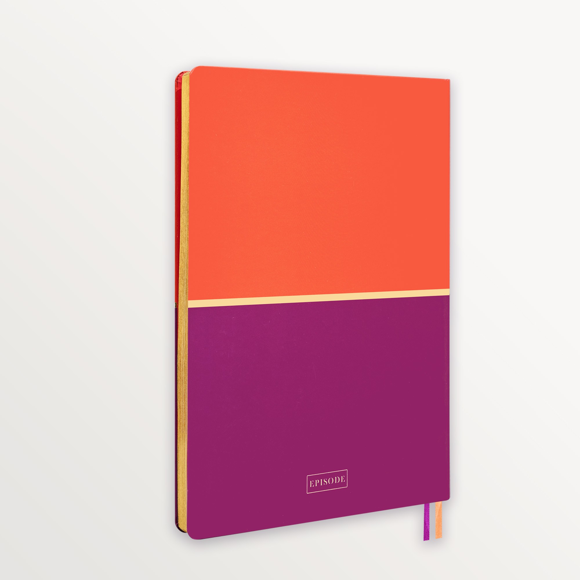 Episode Ciltli Colourblock Duo XL 88 Yp. Defter - Tangerine Cabernet