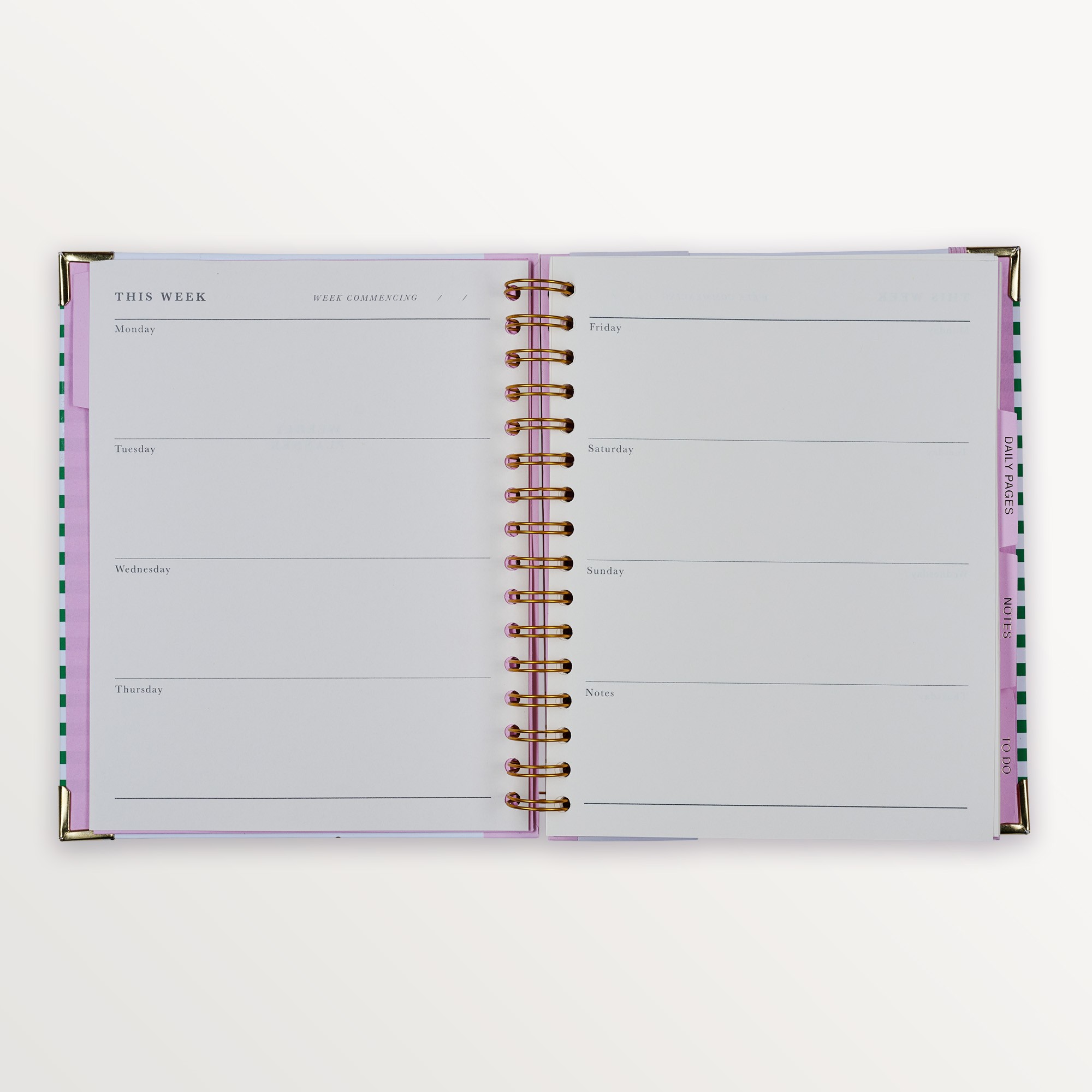 Episode Spiralli Planlayıcı Stripe B5 120 Yp. Defter - Spectrum Bold