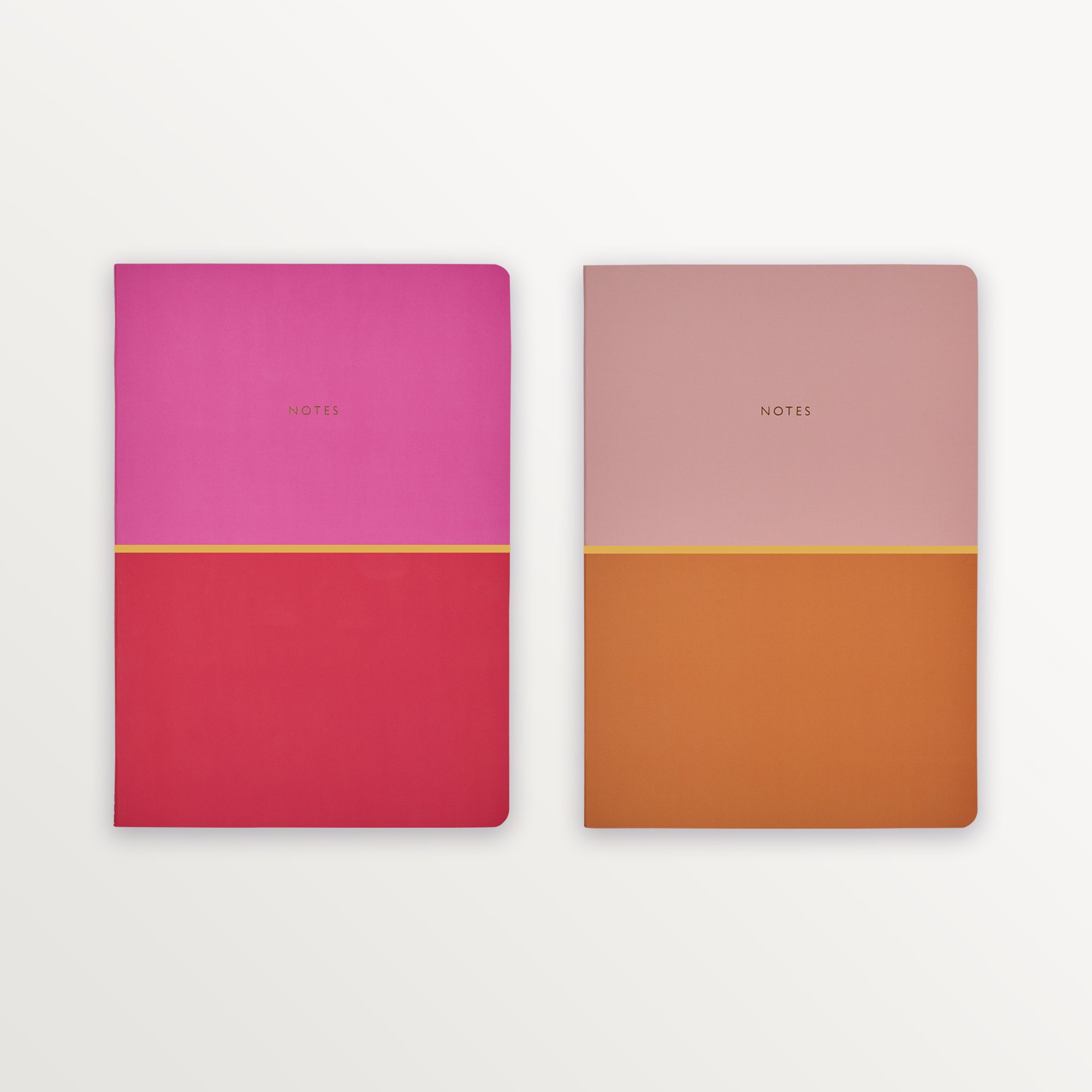 Episode 2'li Terzi Dikiş Set Colourblock Duo B5 48 Yp. Defter - Peach Pink
