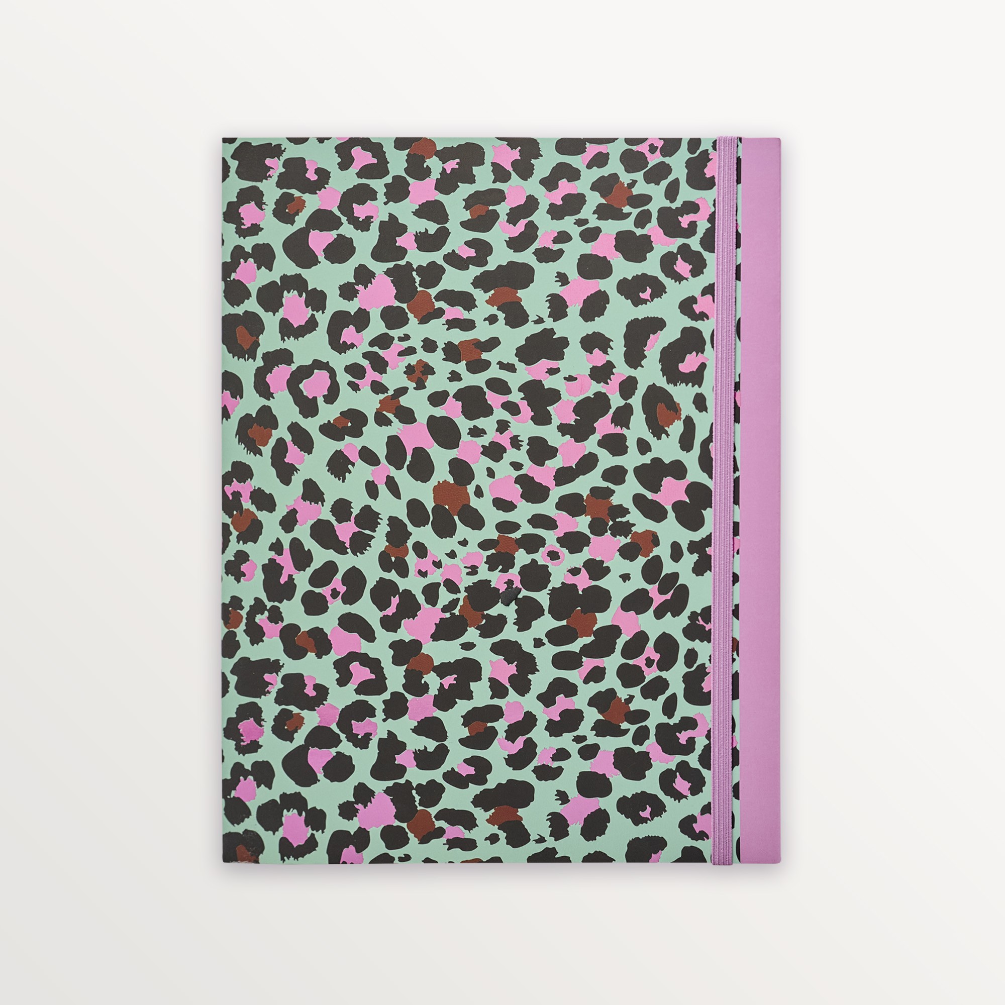 Episode Kulaklı Kapak Leopard XL 72 Yp. Defter - Sky Pink