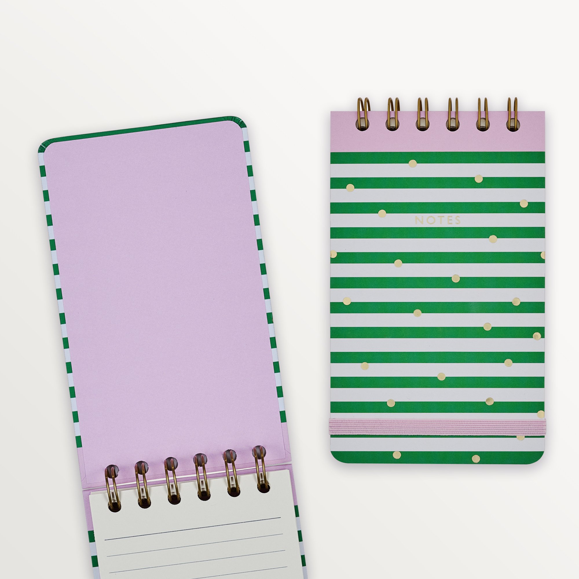 Episode Küçük Spiralli Stripe 100 Yp. Defter - Verdant Lines