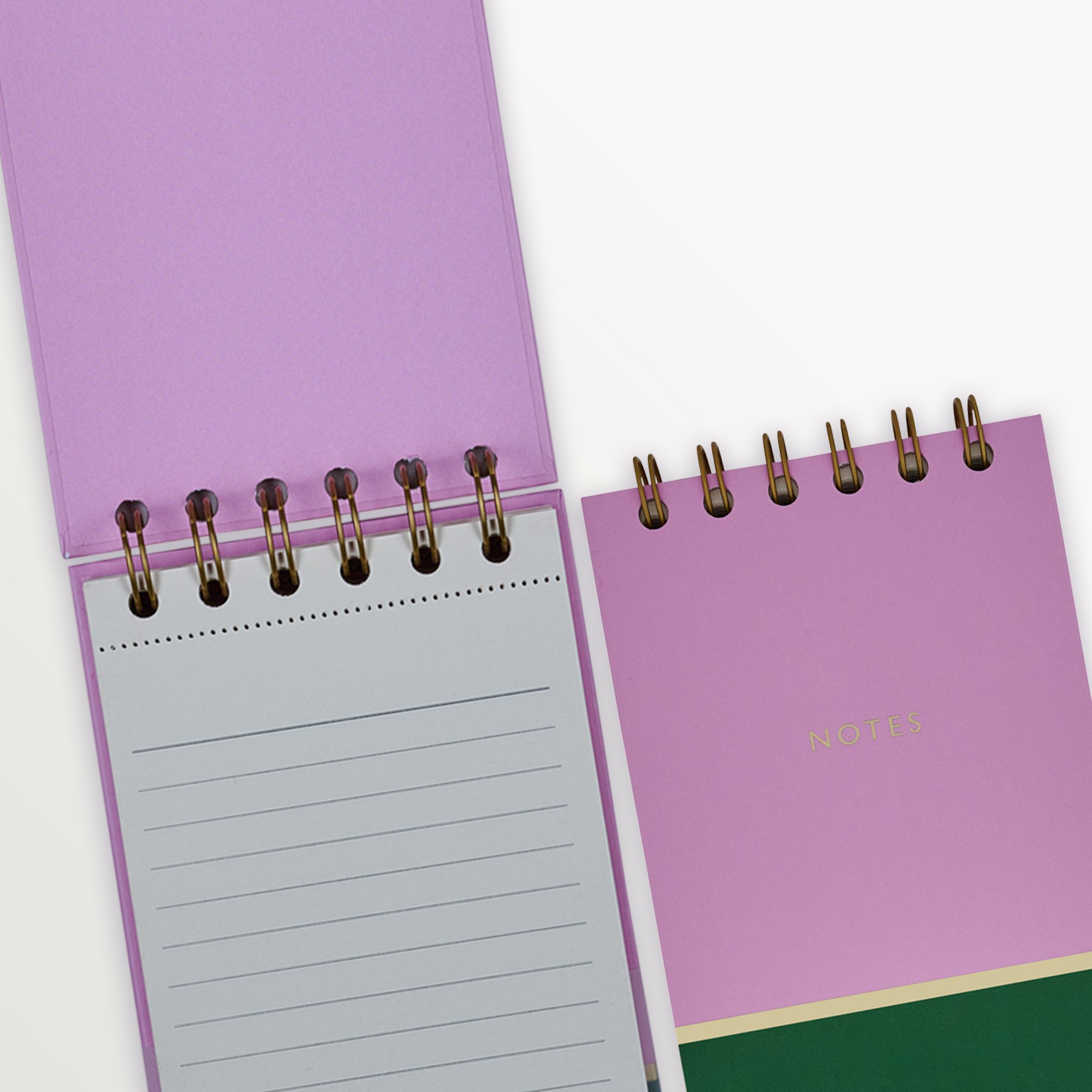 Episode Uzun Spiralli Colourblock Duo 100 Yp. Defter - Candy Fern