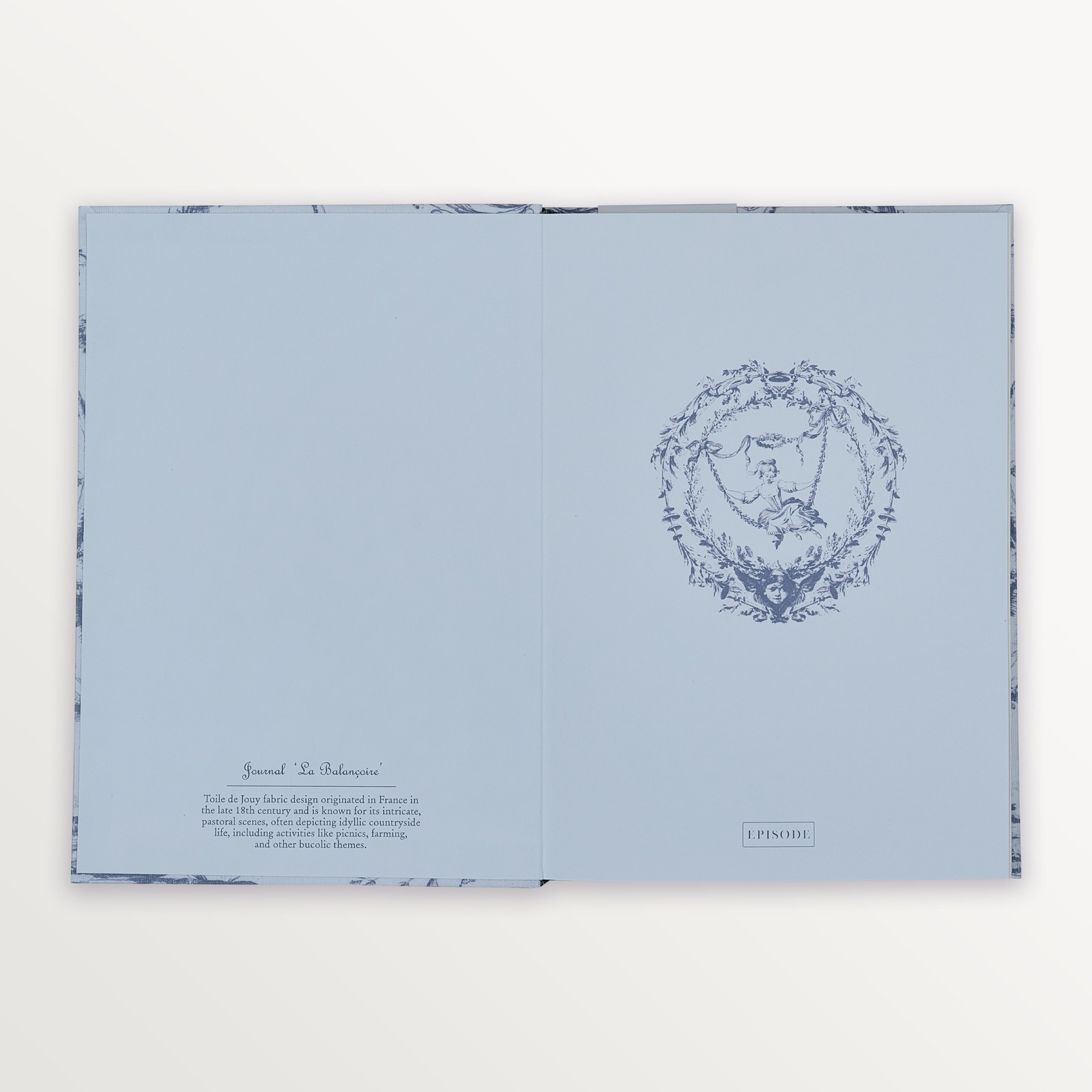 Episode Flexy Kapak Toile A5 112 Yp. Defter - De Jouy La Balancoire