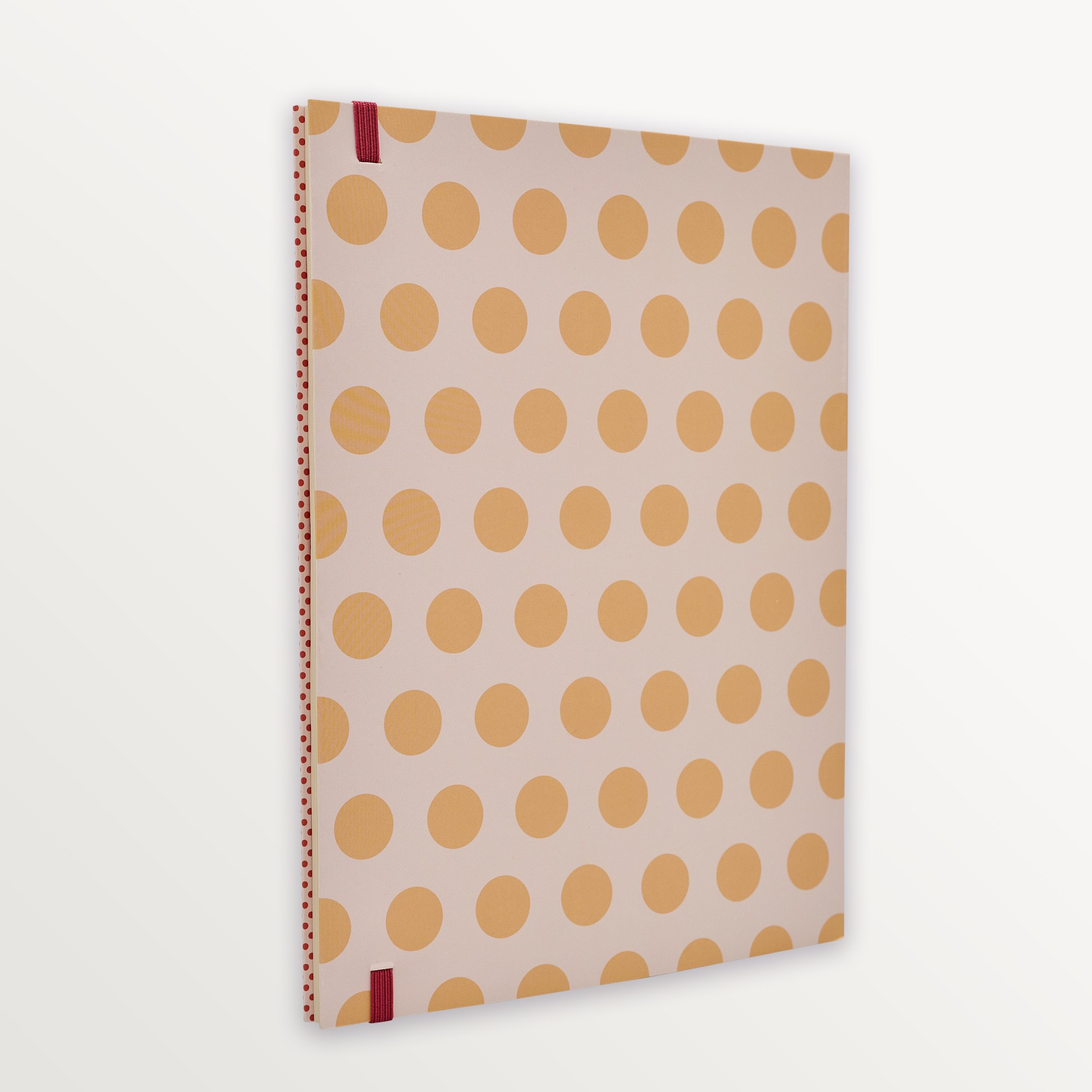 Episode Kulaklı Kapak Dotty XL 72 Yp. Defter - Orange Polka