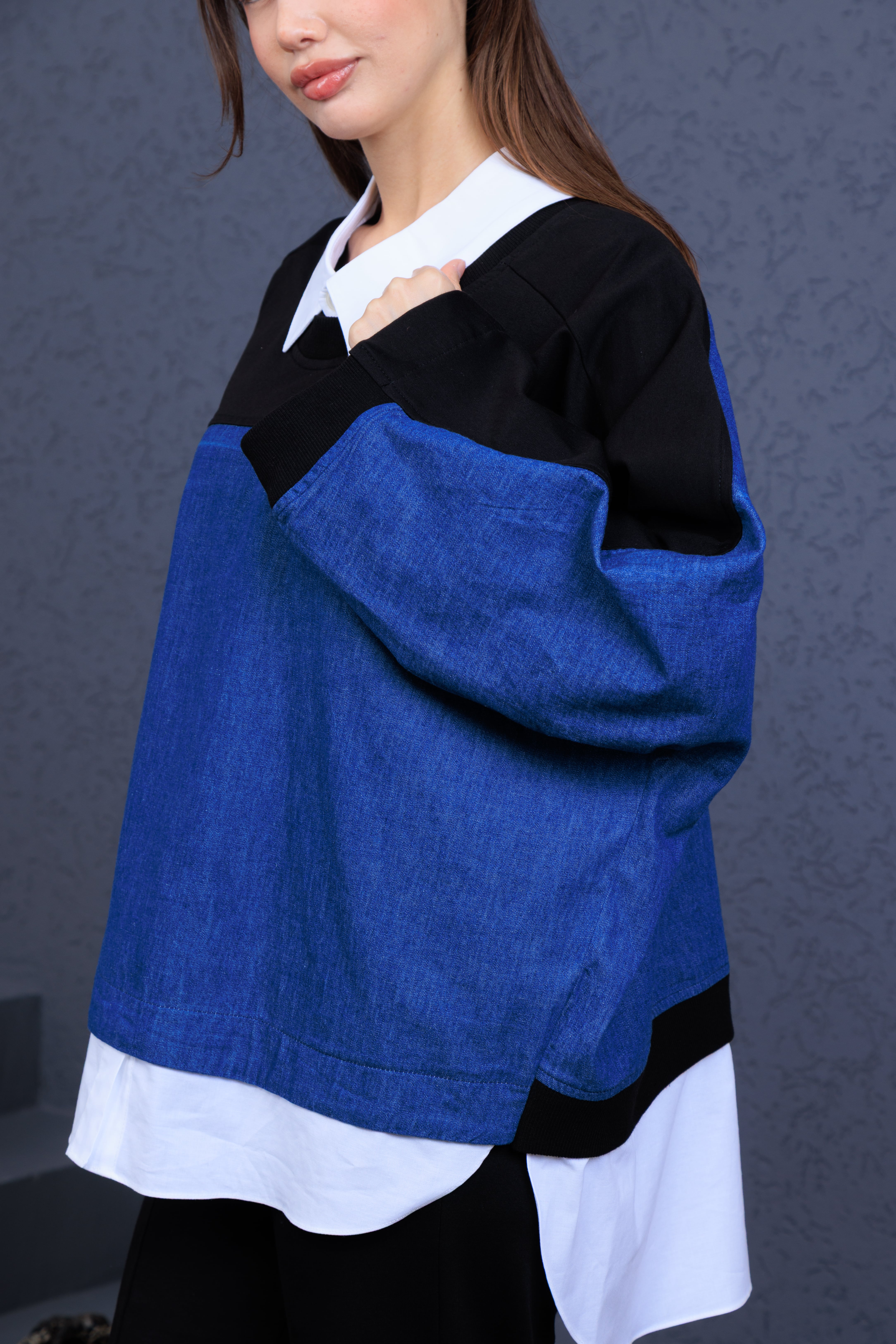 Elony Kadın Gömlek Yaka Detaylı Garnili Takım – Şıklık ve Rahatlık Bir Arada