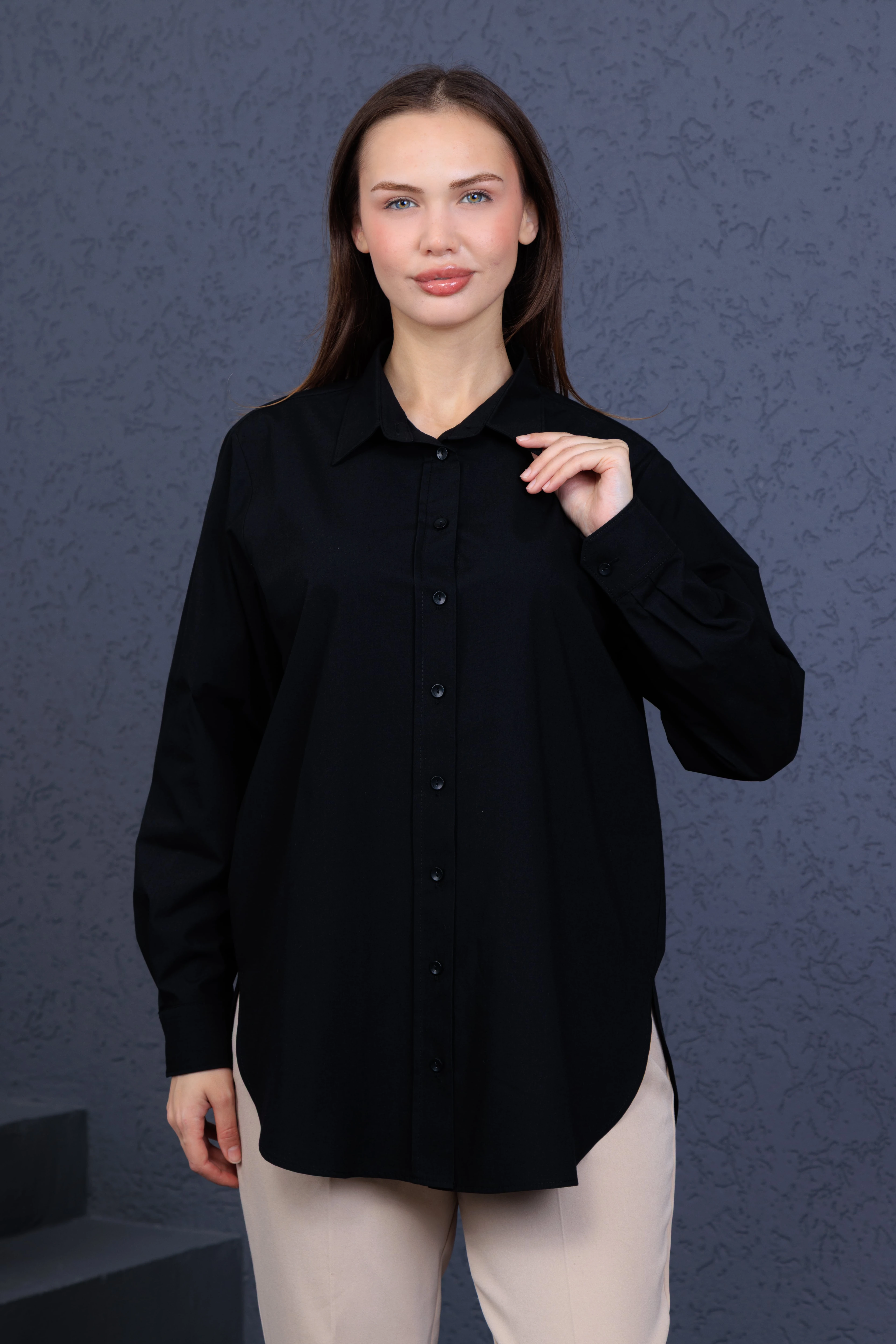 Elony Kadın Poplin Gömlek – Şık & Tarz