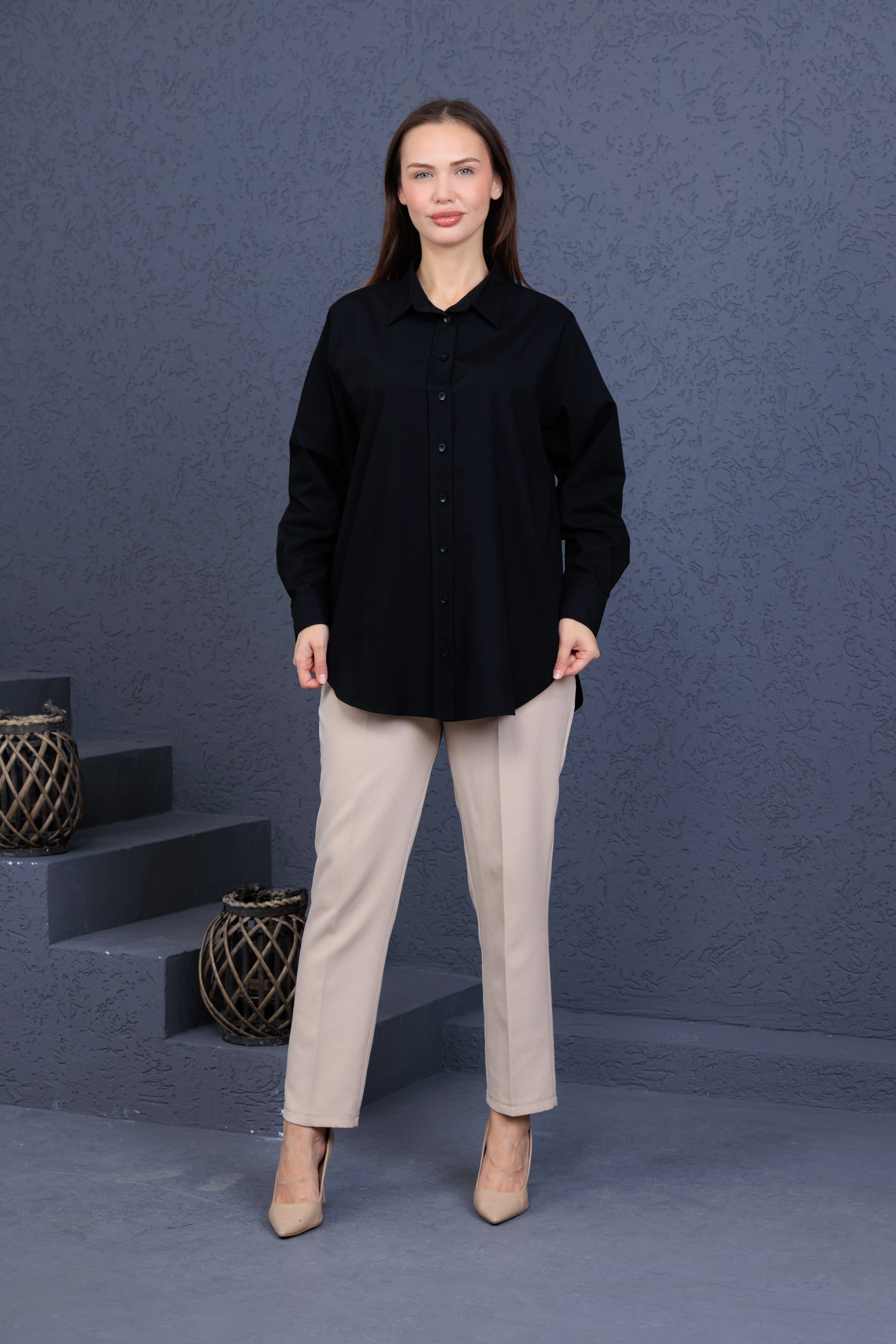 Elony Kadın Poplin Gömlek – Şık & Tarz